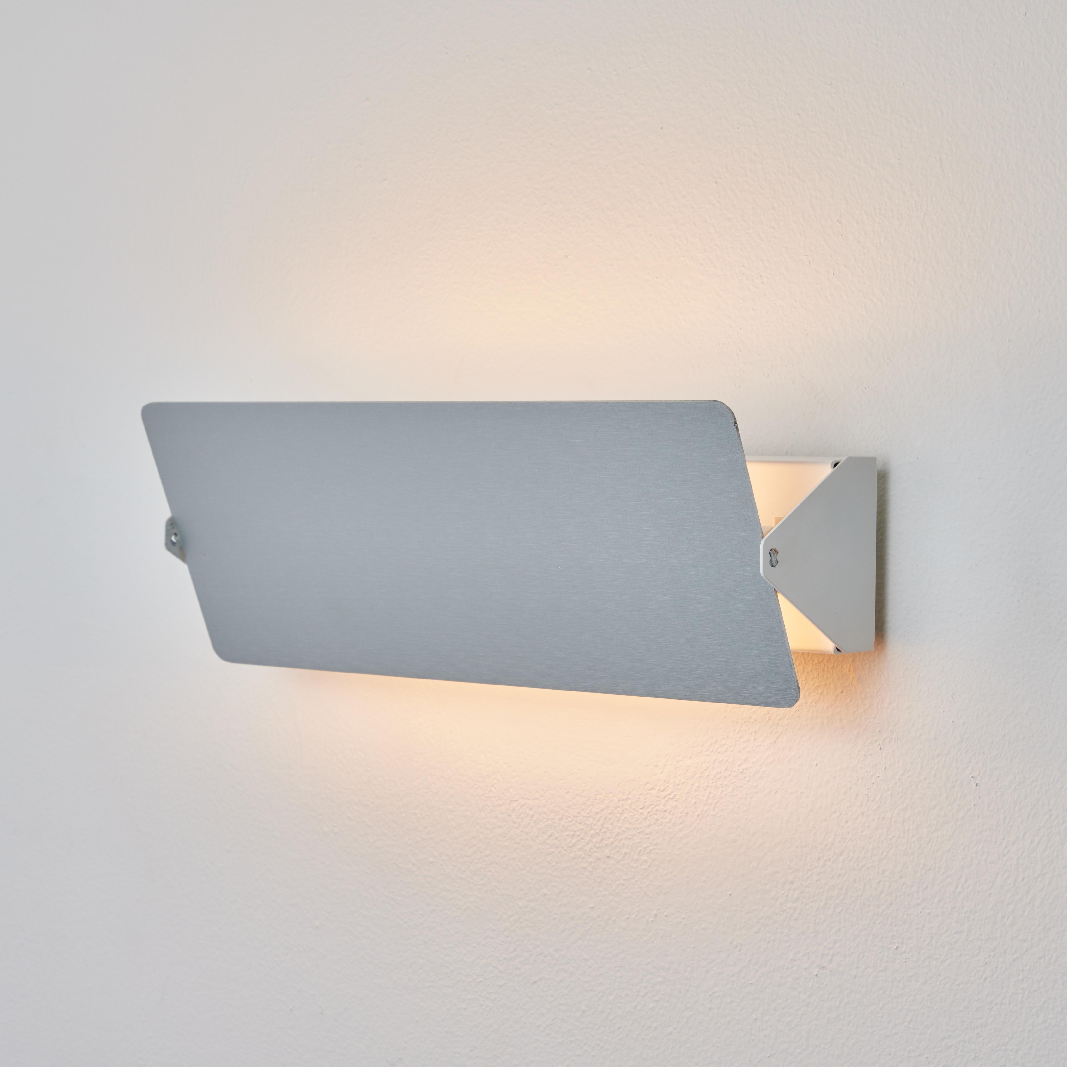 Painted Charlotte Perriand 'Applique À Volet Pivotant Double' Wall Light in Aluminum For Sale