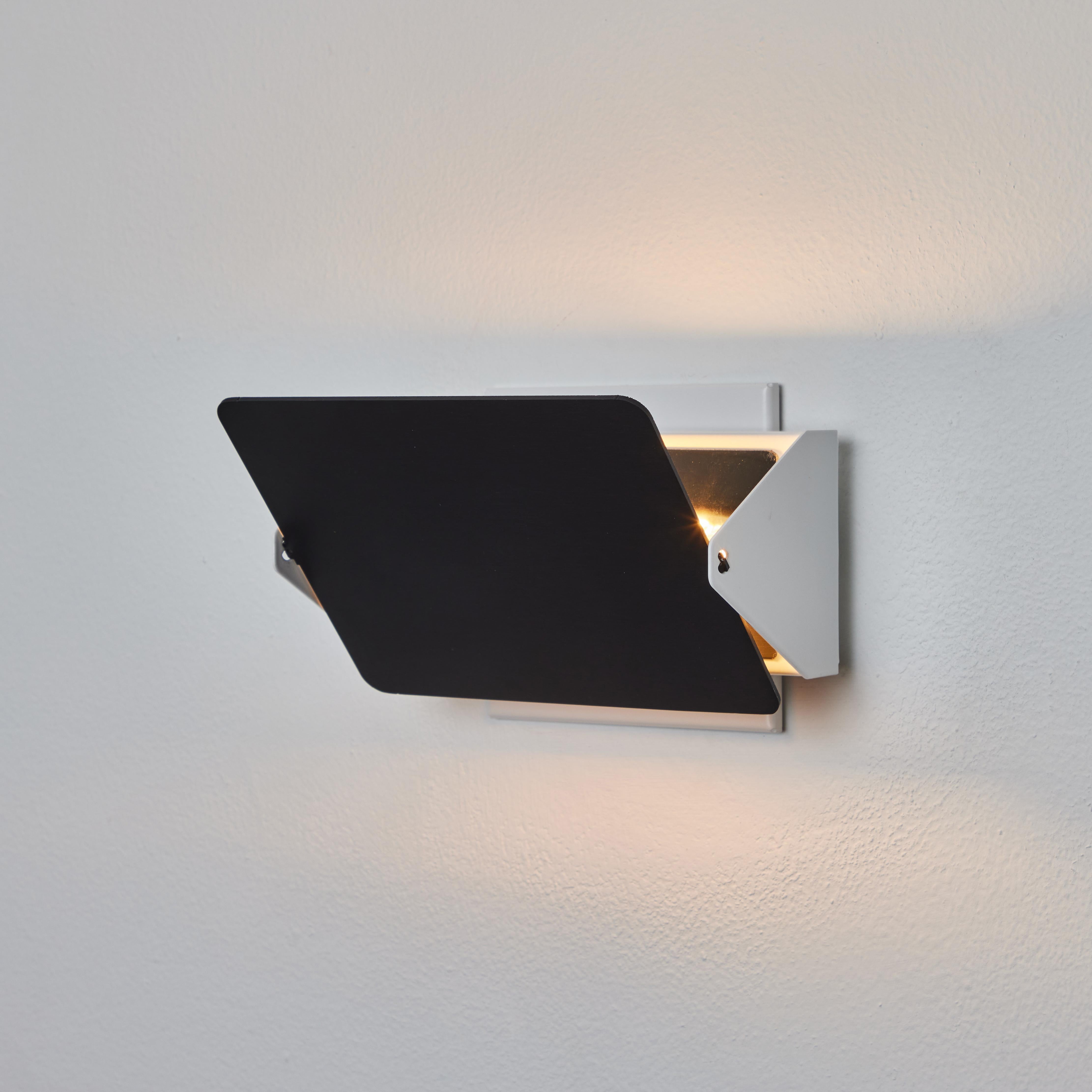 Charlotte Perriand 'Applique À Volet Pivotant' Wall Light in Black for Nemo In New Condition For Sale In Glendale, CA