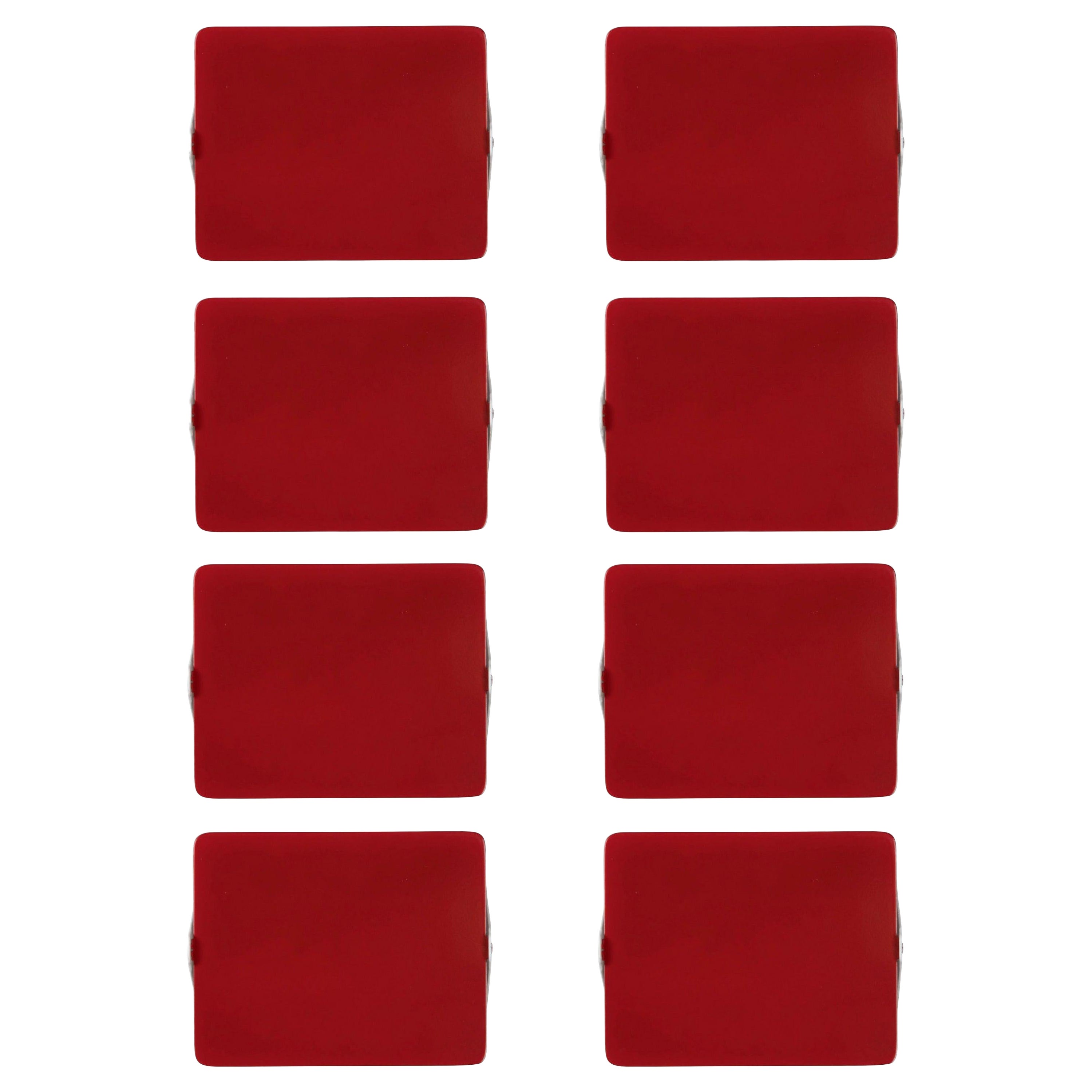 Charlotte Perriand 'Applique à Volet Pivotant' Wall Light en rouge pour Nemo