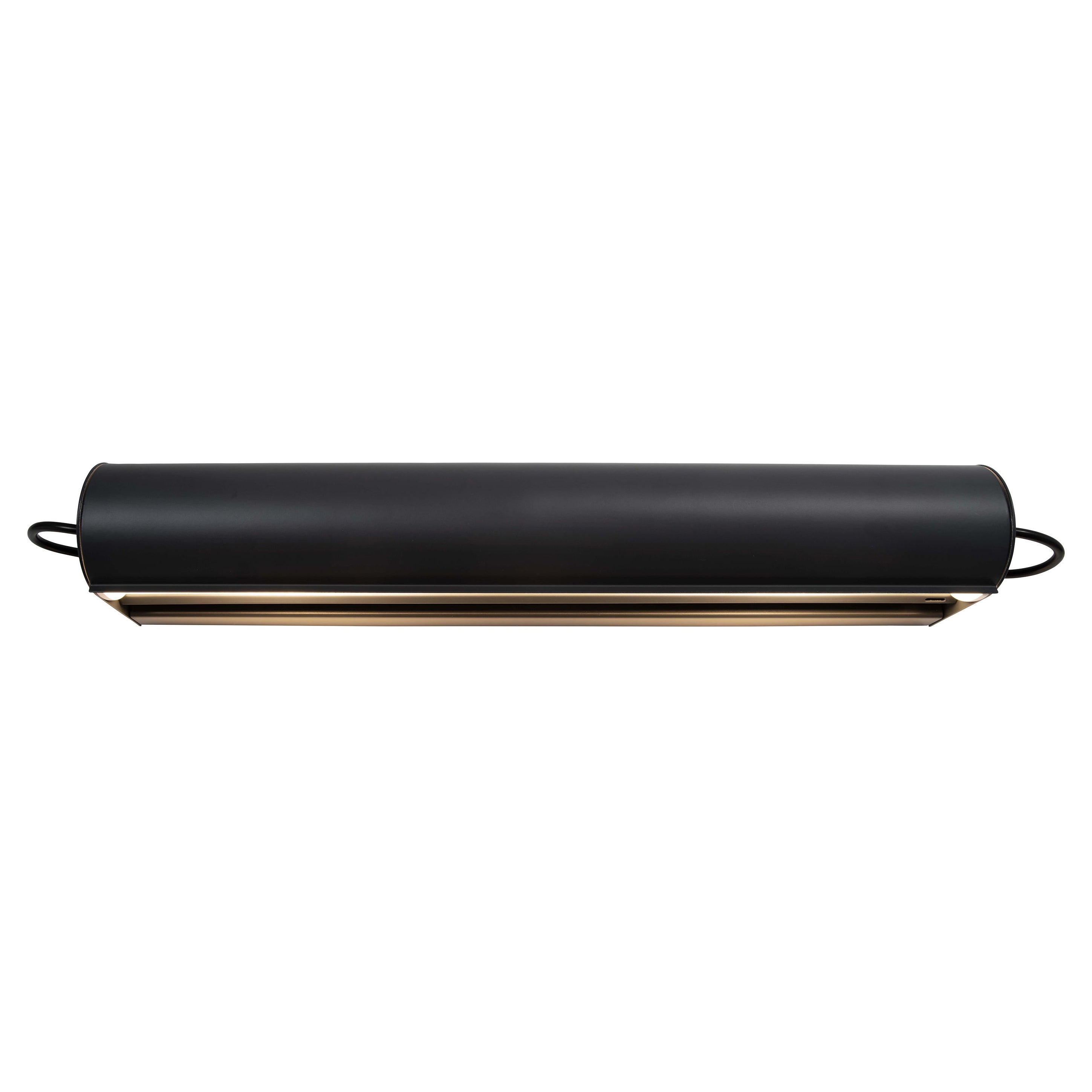 Charlotte Perriand 'Applique Cylindrique Longue' Wall Lamp in Anthracite Grey