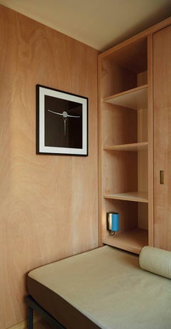 Charlotte Perriand 'Applique Cylindrique Petite' Wall Lamp in Light Blue