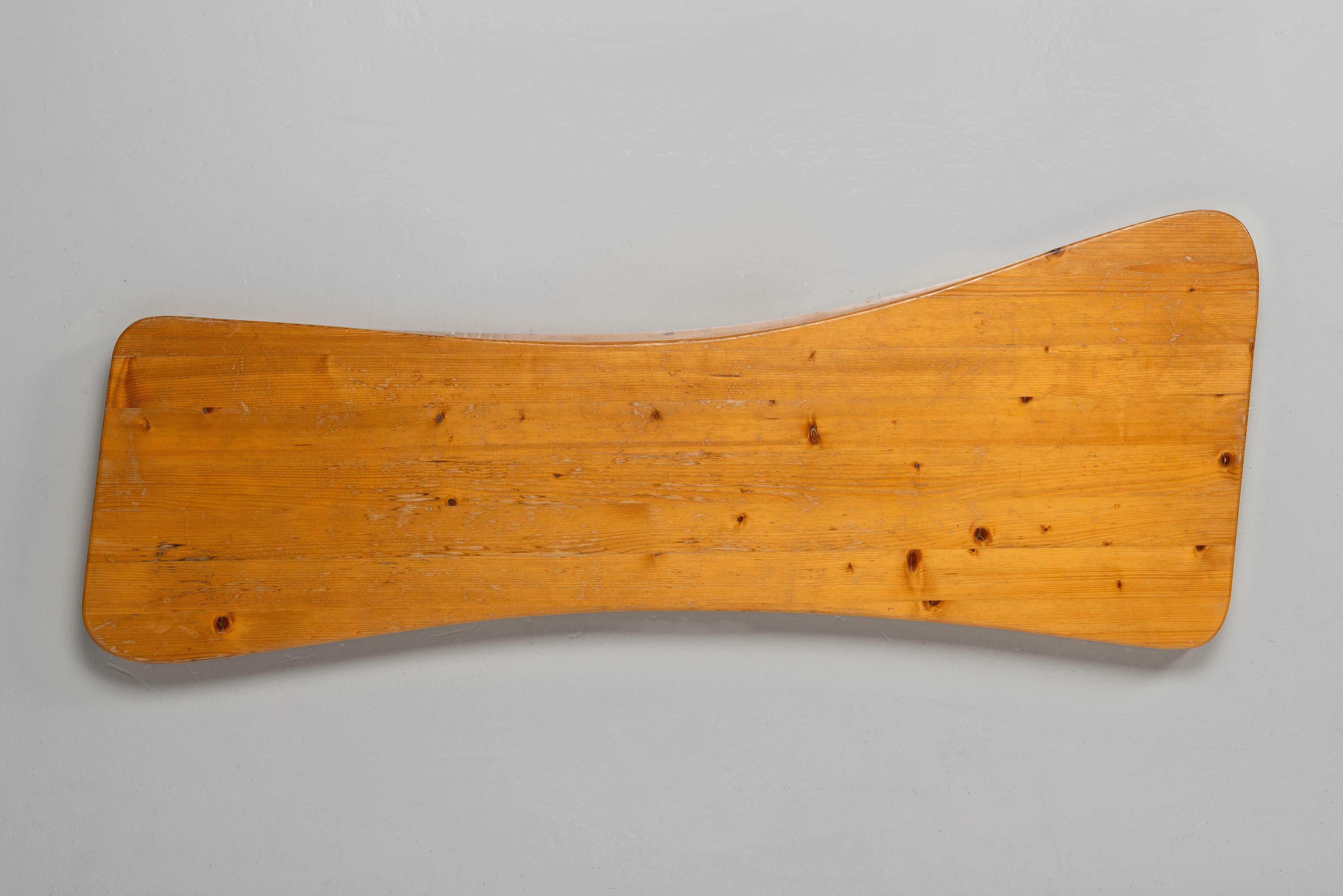 Charlotte Perriand console da bar Les Arcs 1800 Francia 1973 In condizioni buone in vendita a Roosendaal, Noord Brabant