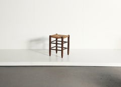 Charlotte Perriand Bauche Style Stool, France, 1960s