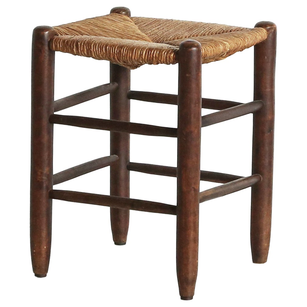 Charlotte Perriand Bauche Style Stool, France, 1960s