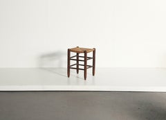 Charlotte Perriand Bauche Style Stool, France, 1960s