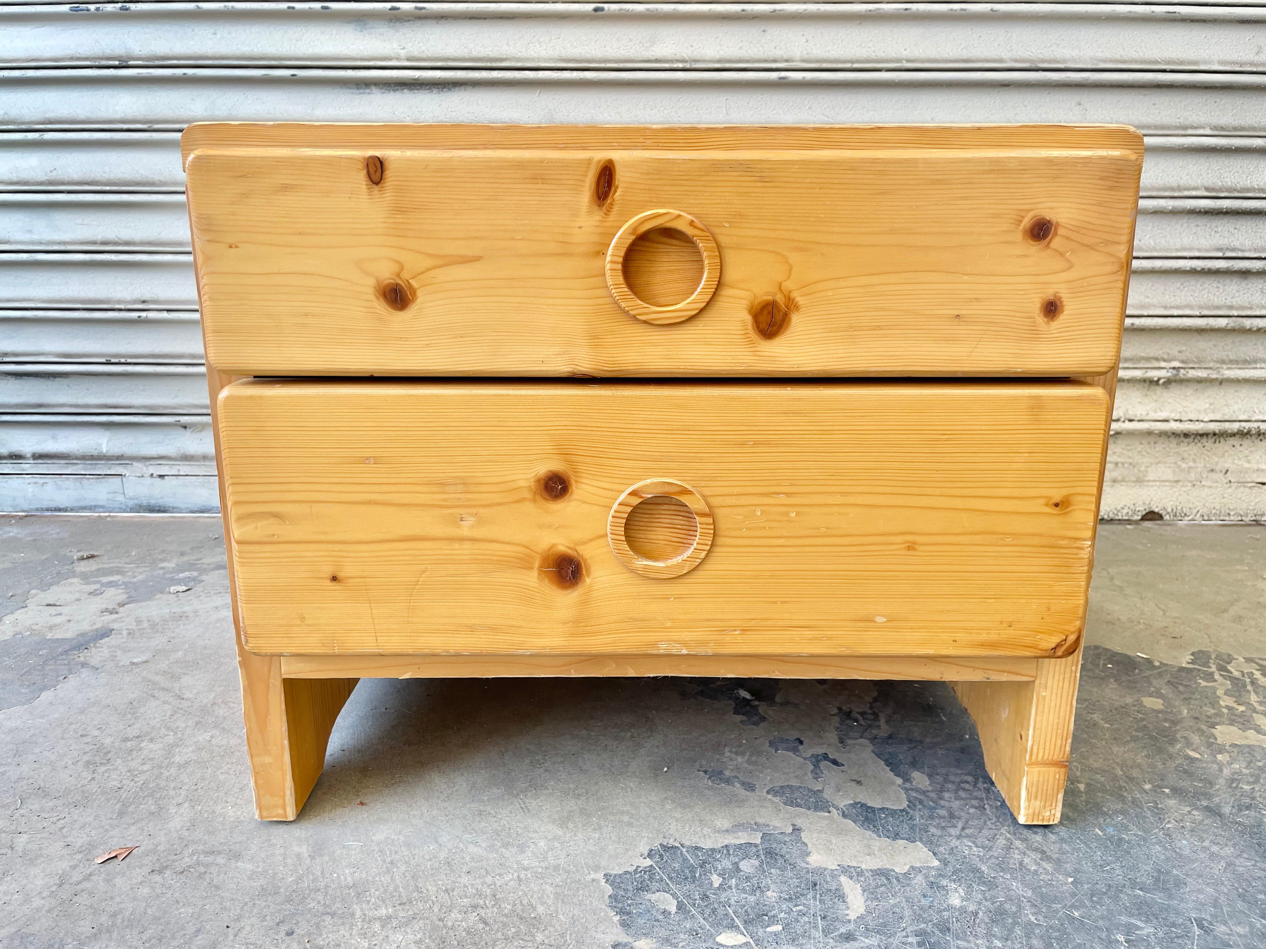 Charlotte Perriand Bedside Table for Les Arcs In Good Condition For Sale In Los Angeles, CA