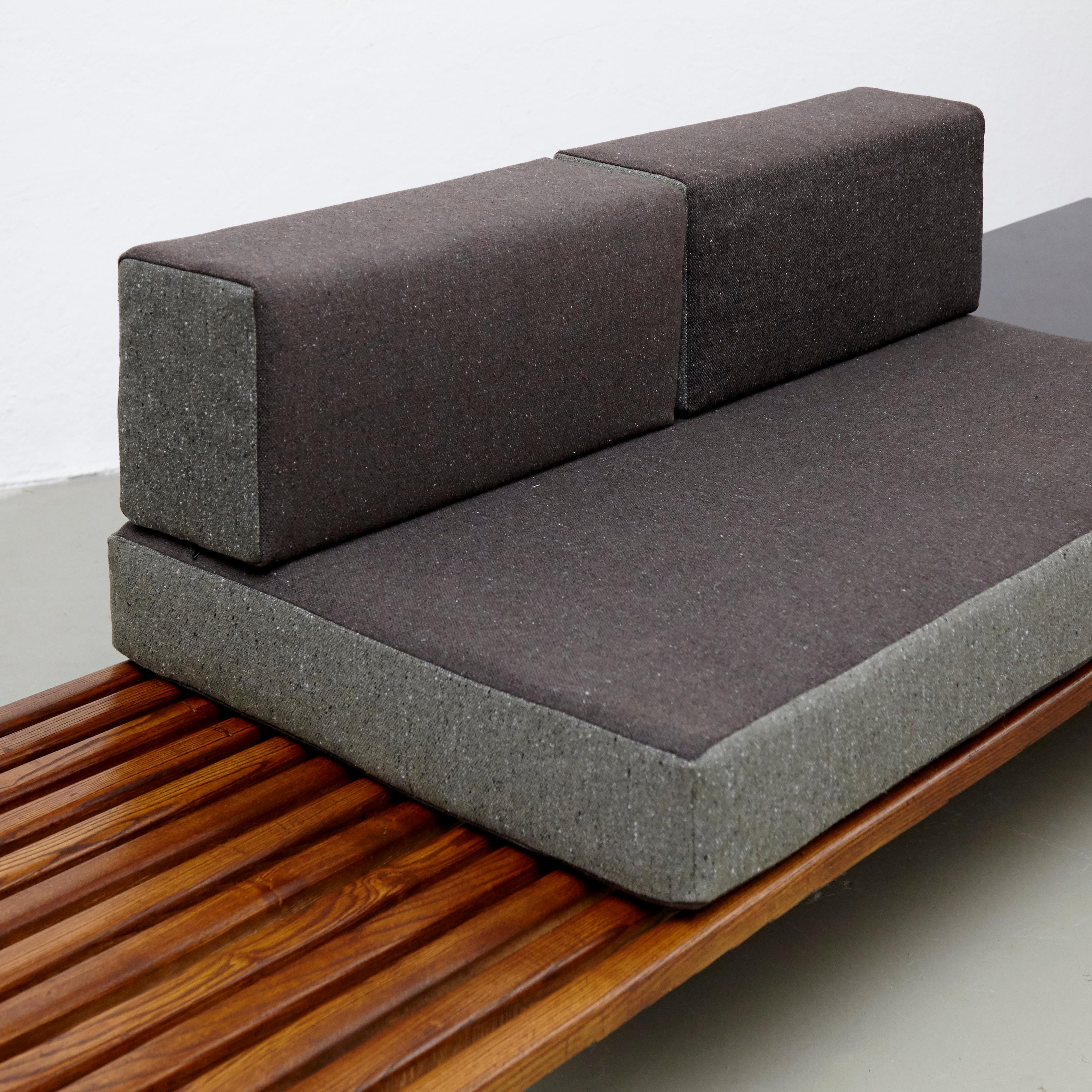 French Charlotte Perriand Bench Cansado, circa 1958