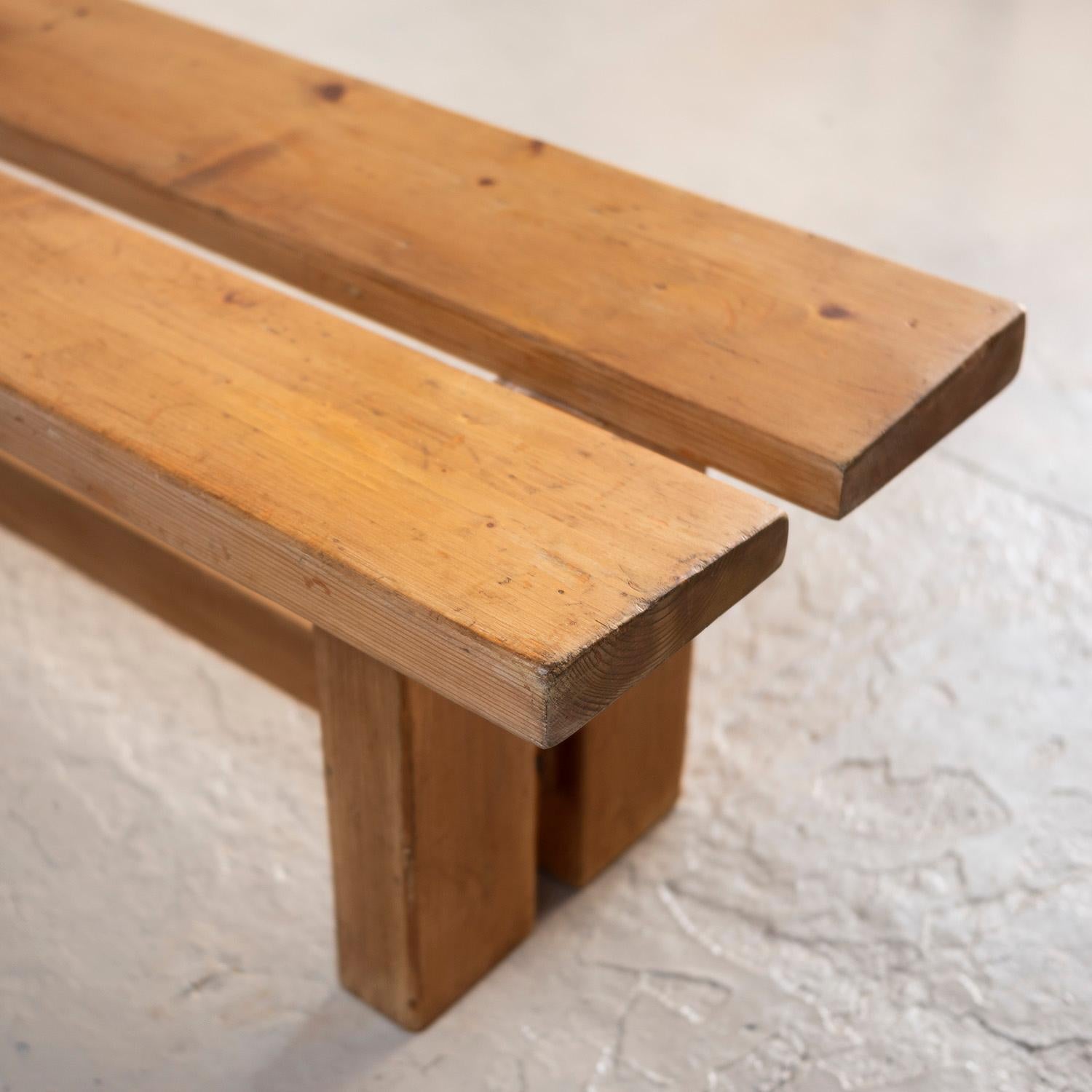 Late 20th Century Charlotte Perriand Bench from Nova Residence Arcs 1800, 1970s For Sale