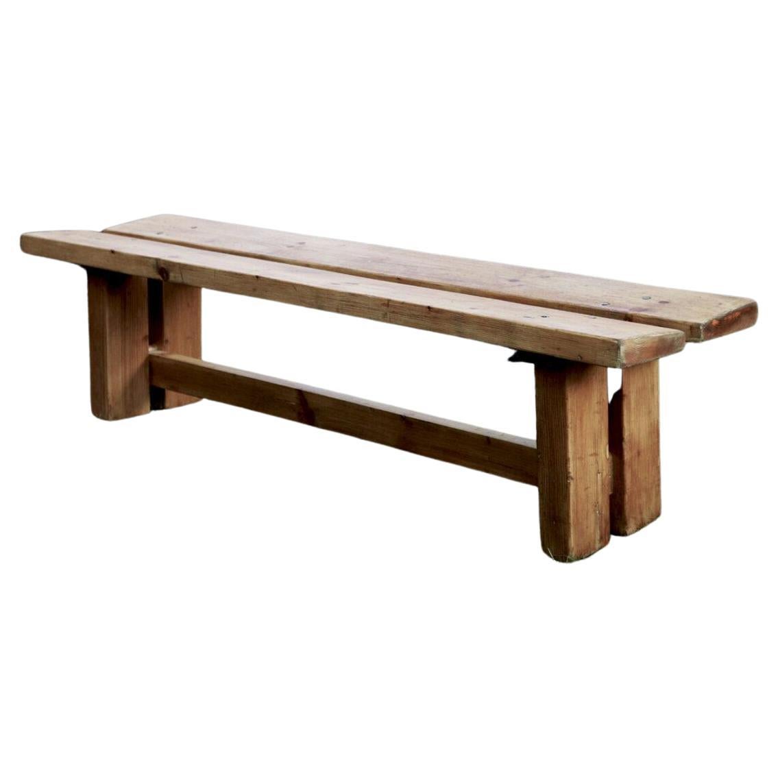 Charlotte Perriand Bench from Nova Residence Arcs 1800, 1970s For Sale