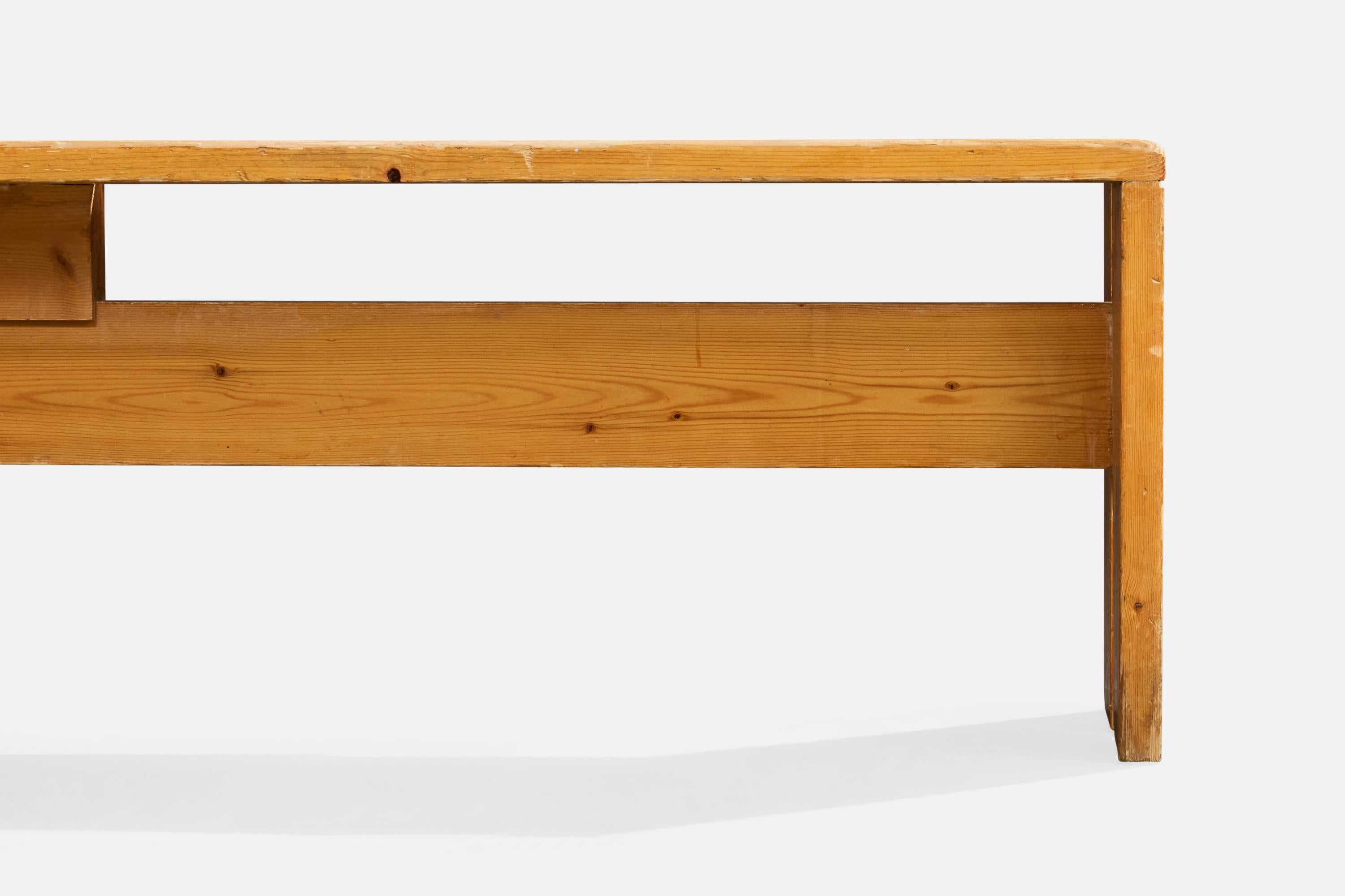 Charlotte Perriand, banc, pin, France, années 1960 en vente 1