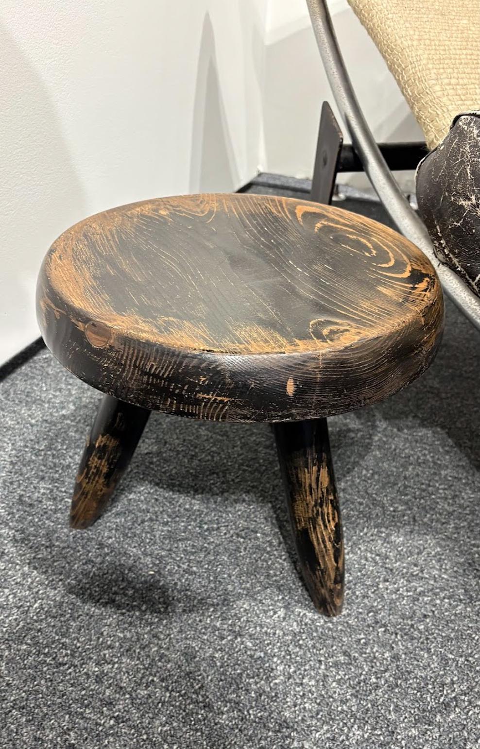 Charlotte Perriand Taburete bajo Berger en venta 2