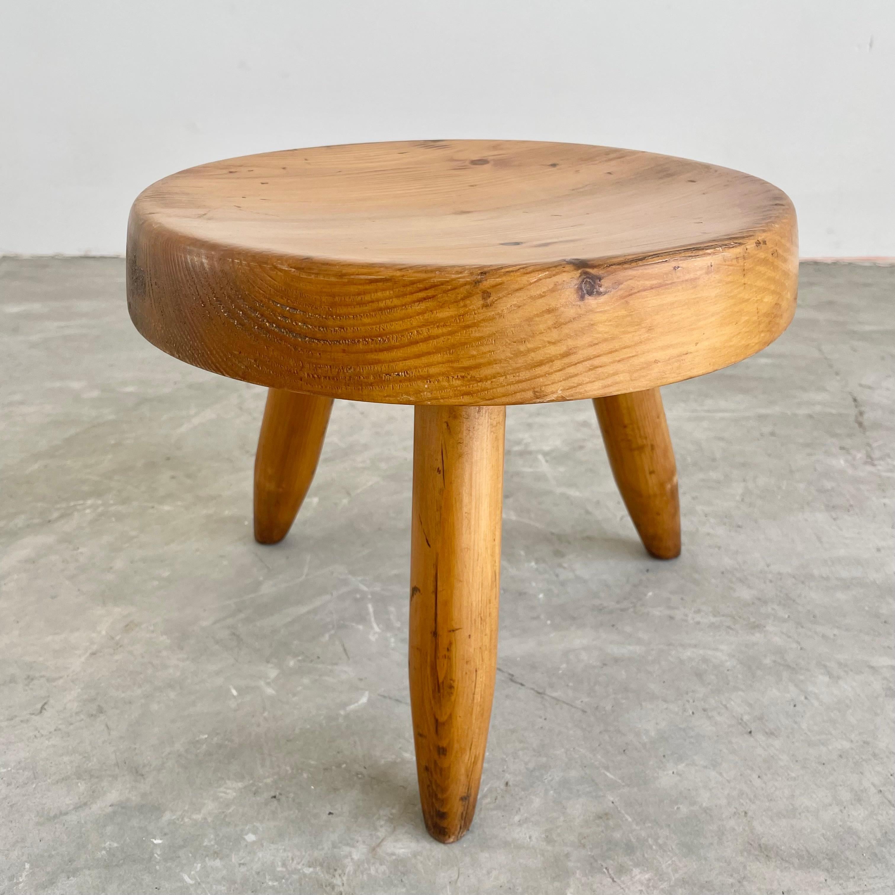 Late 20th Century Charlotte Perriand Berger Stool, 1970s France For Sale