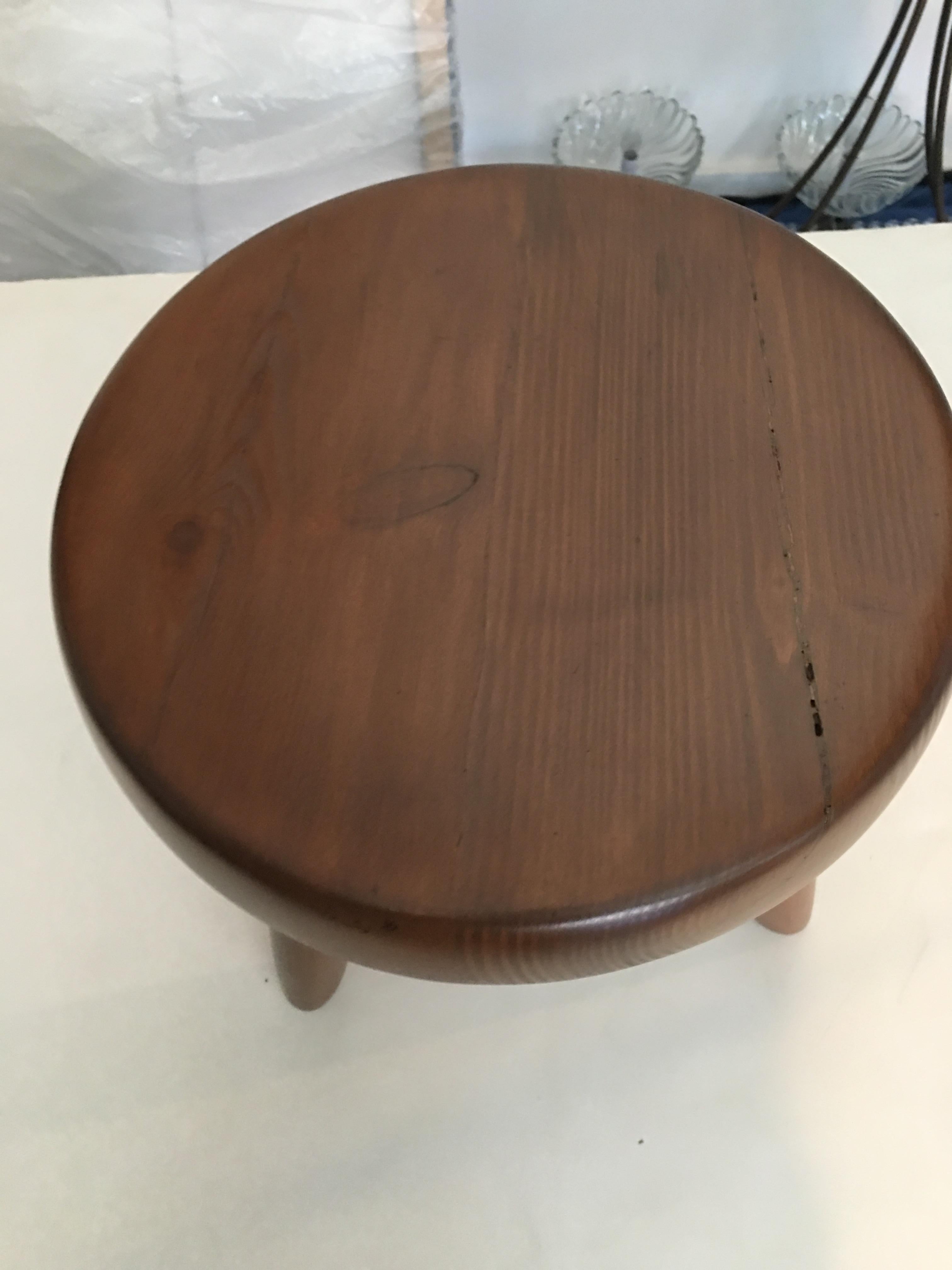 Mid-Century Modern Charlotte Perriand Berger Stool For Sale