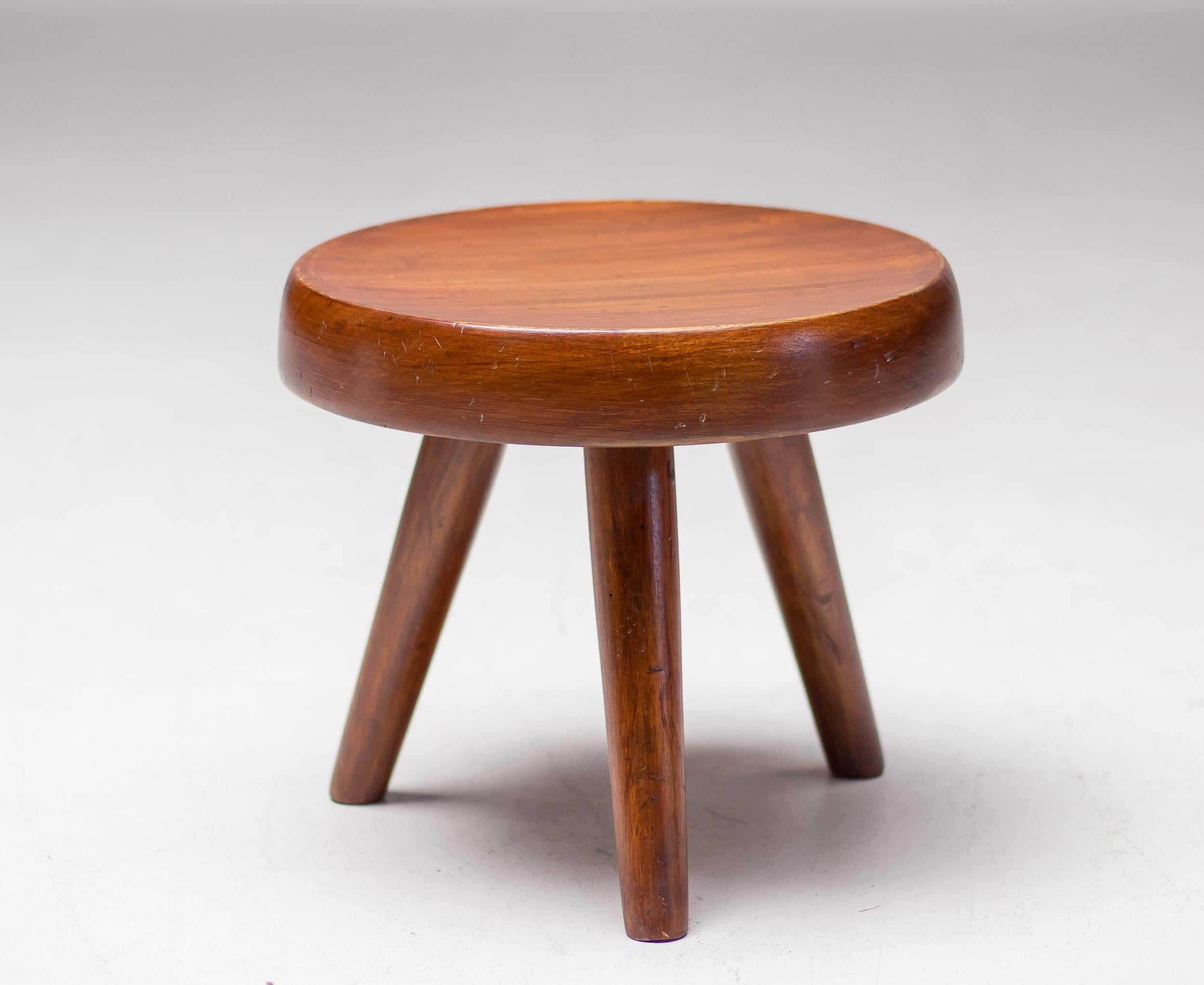 Charlotte Perriand Berger Stool In Fair Condition For Sale In Dronten, NL