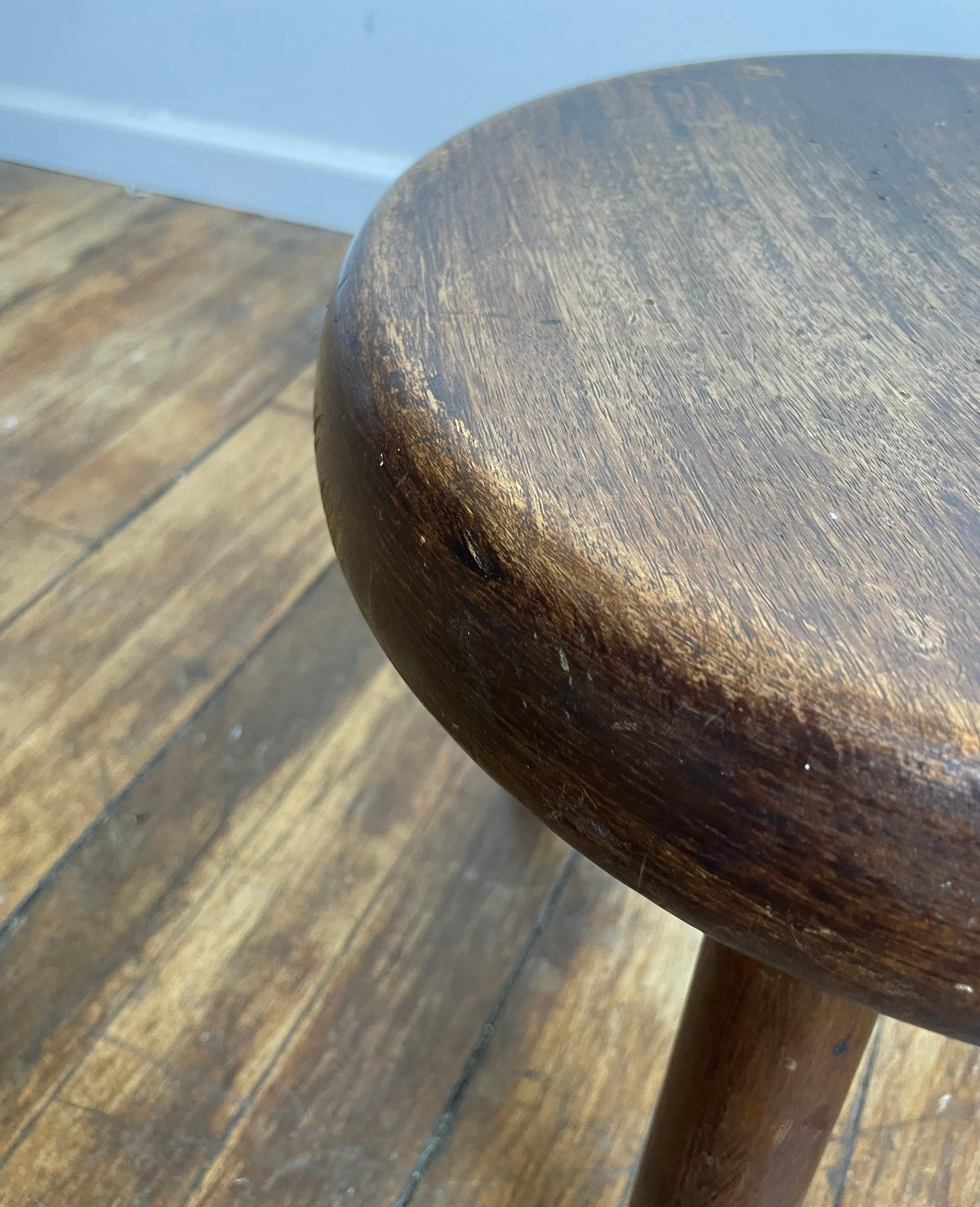 Hardwood Charlotte Perriand Berger Stool For Sale