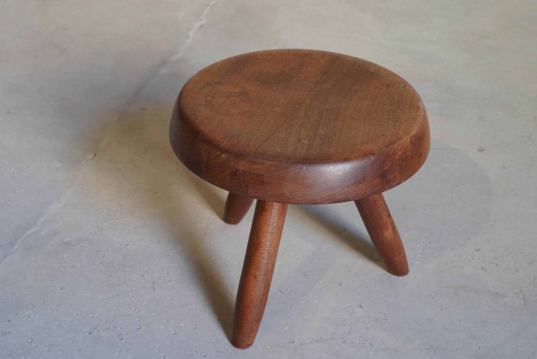 Charlotte Perriand Taburete Berger Francia años 50 en Bueno estado para la venta en Berlin, BE