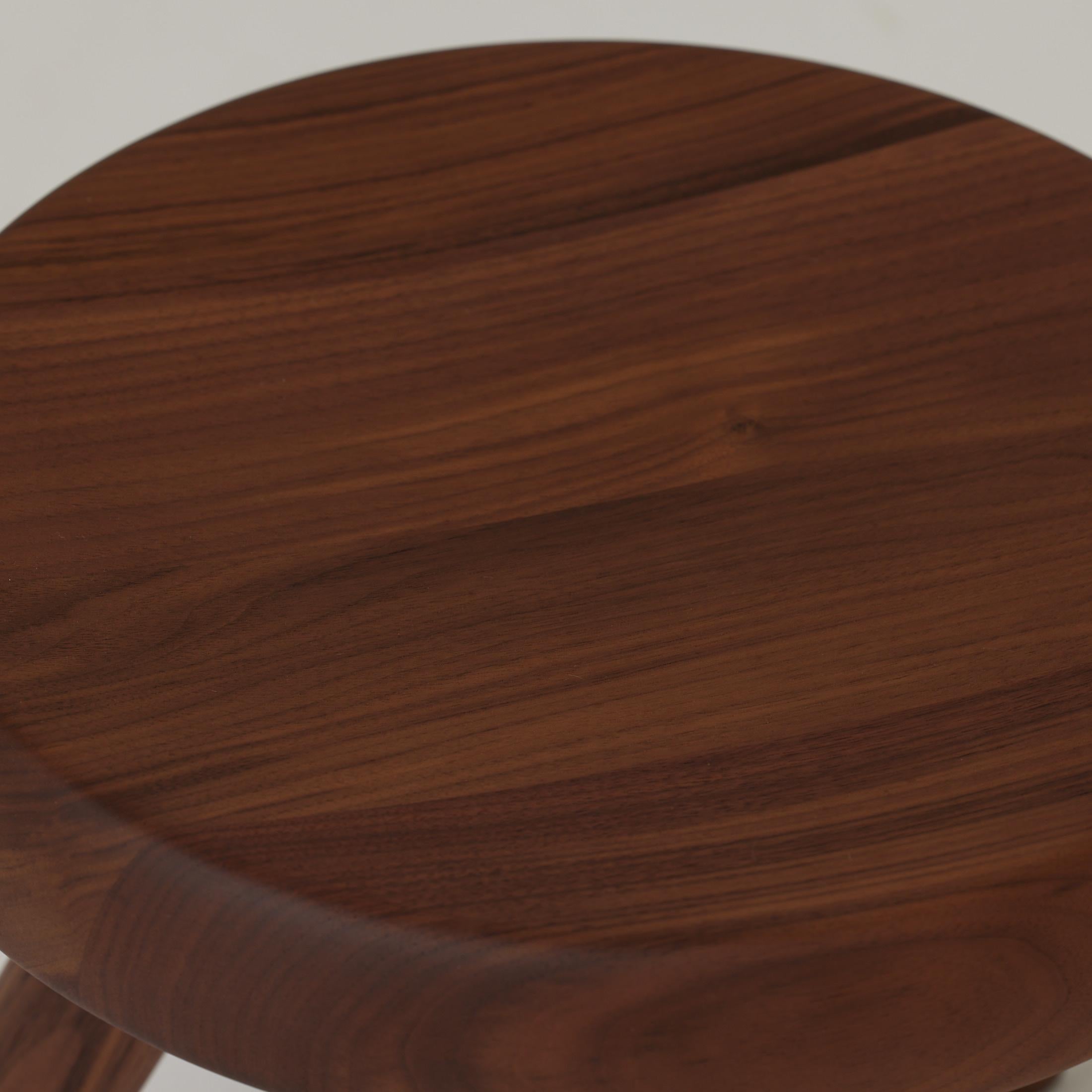 Charlotte Perriand Berger Hocker aus Nussbaumholz für Cassina im Angebot 6