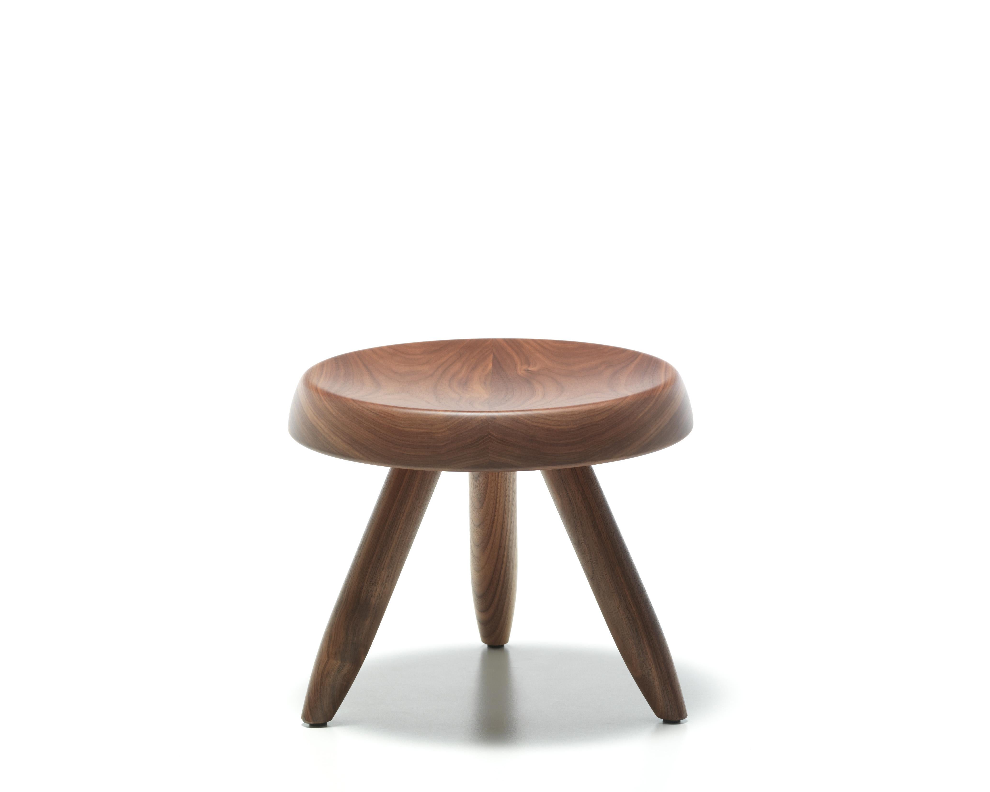 Charlotte Perriand Berger Wood Stool by Cassina For Sale 2