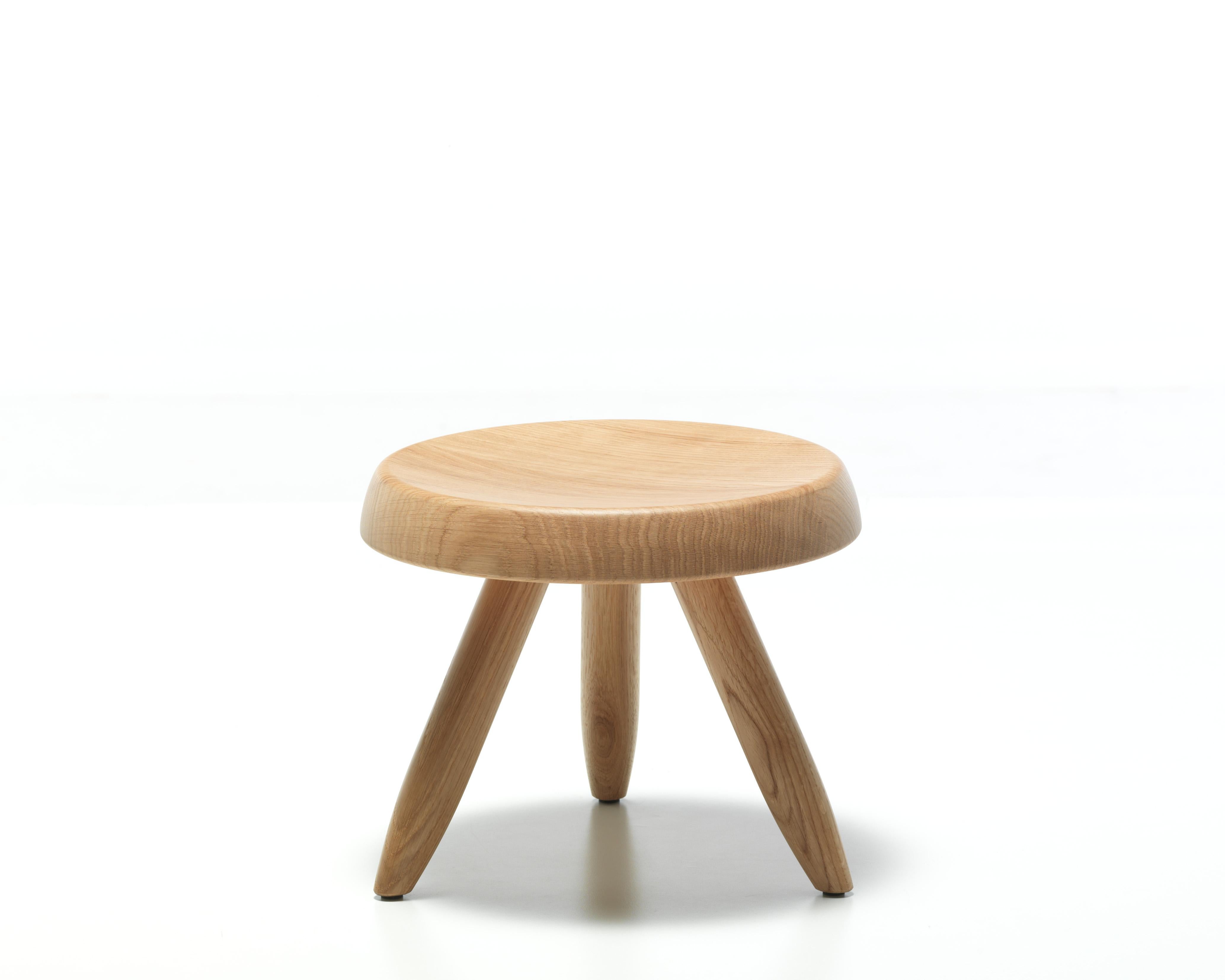 Charlotte Perriand Berger Wood Stool by Cassina For Sale 2