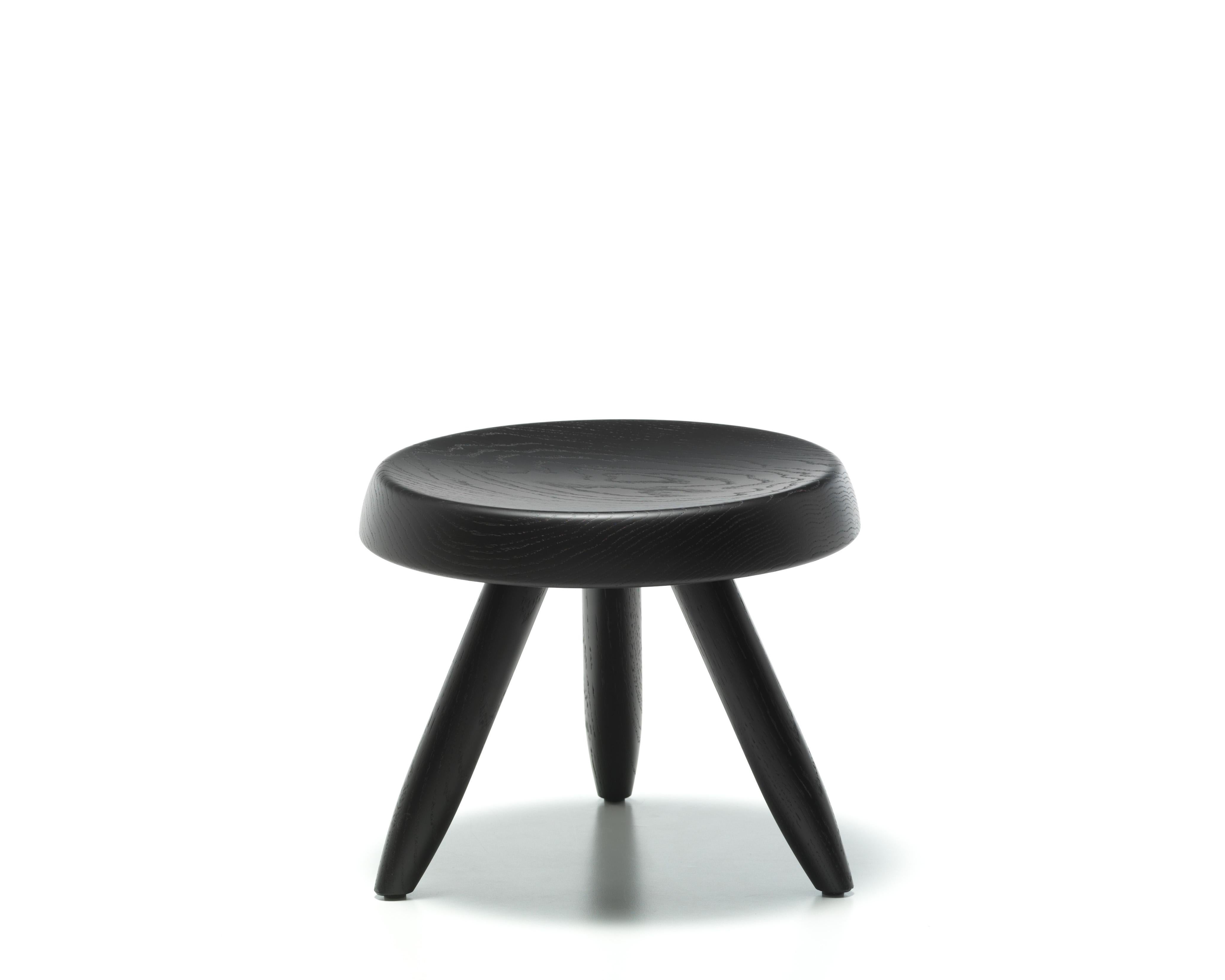 Charlotte Perriand Berger Wood Stool by Cassina For Sale 1