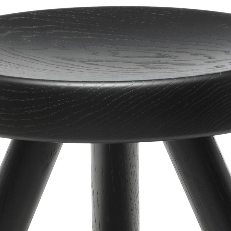 Italian Charlotte Perriand Berger Wood Stool by Cassina For Sale