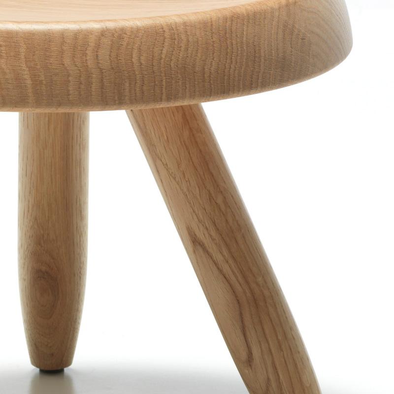Charlotte Perriand Berger Wood Stool by Cassina For Sale 1