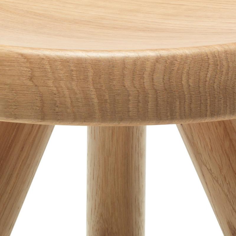 Charlotte Perriand Berger Wood Stool by Cassina For Sale 1