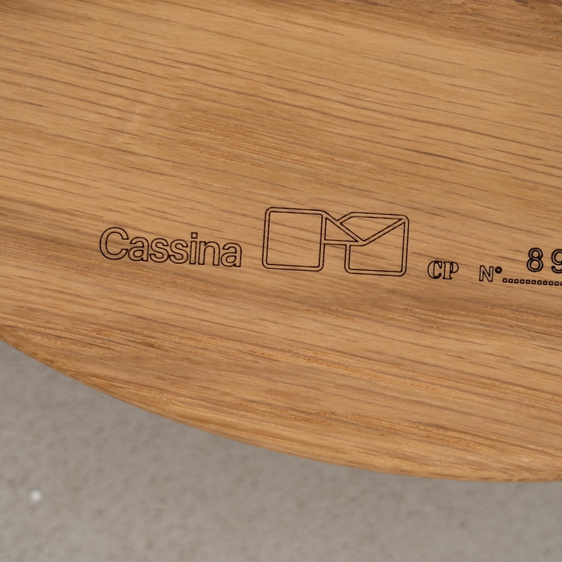 Charlotte Perriand Berger-Holzhocker für Cassina im Angebot 5