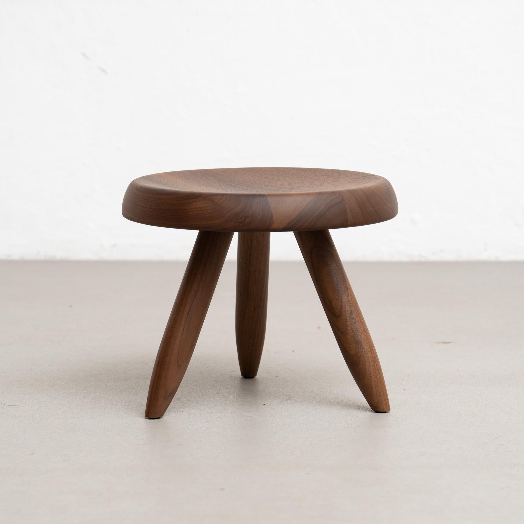 Charlotte Perriand Berger-Holzhocker für Cassina (Moderne der Mitte des Jahrhunderts) im Angebot