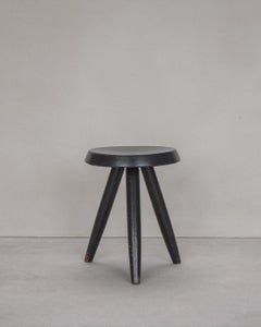 Charlotte Perriand, Black Berger High Milk or Shepherd Stool