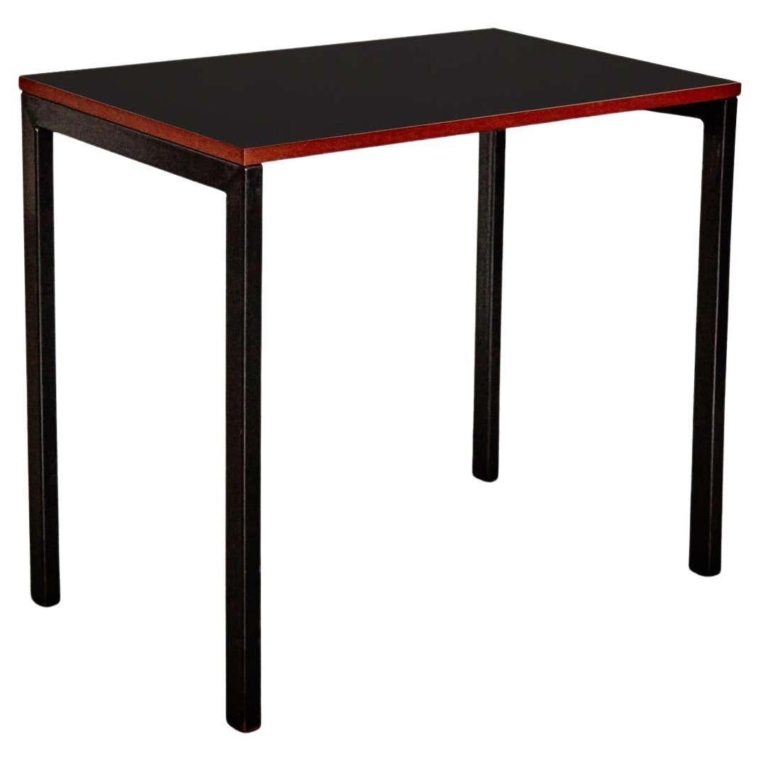 Consola de metal negro y fórmica Charlotte Perriand para Cite Cansado, circa 1950 en Bueno estado para la venta en Barcelona, Barcelona