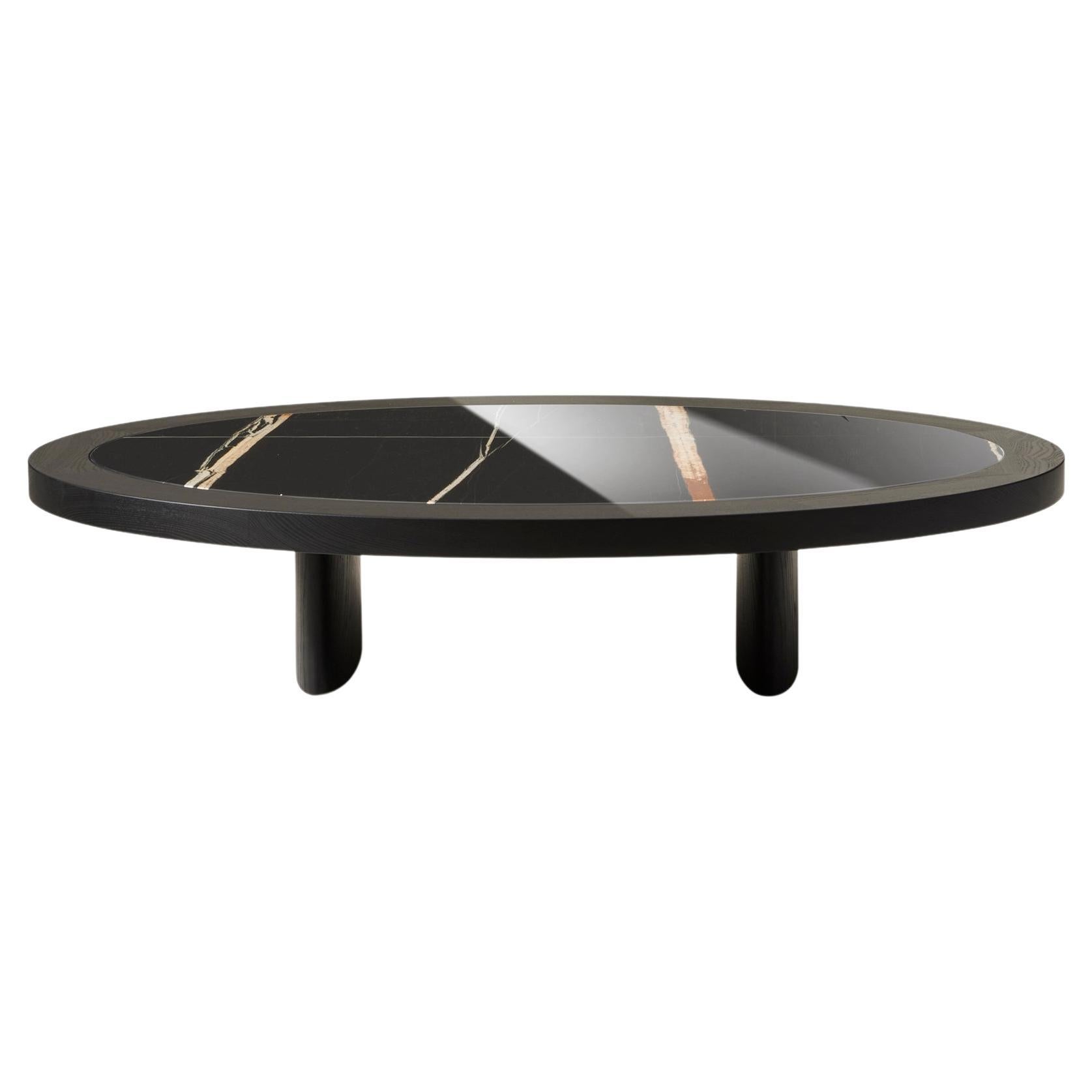Charlotte Perriand  Tavolino in frassino tinto nero Monta  Per Cassina in vendita