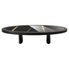 Charlotte Perriand  Black Stained Ash Coffee Table Monta  For Cassina