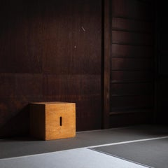 Charlotte Perriand, Box Stool from Arcs 1600 Dans La Résidence “La Cascade”