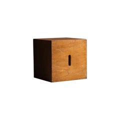 Charlotte Perriand, Box Stool from Arcs 1600 Dans La Résidence “La Cascade”