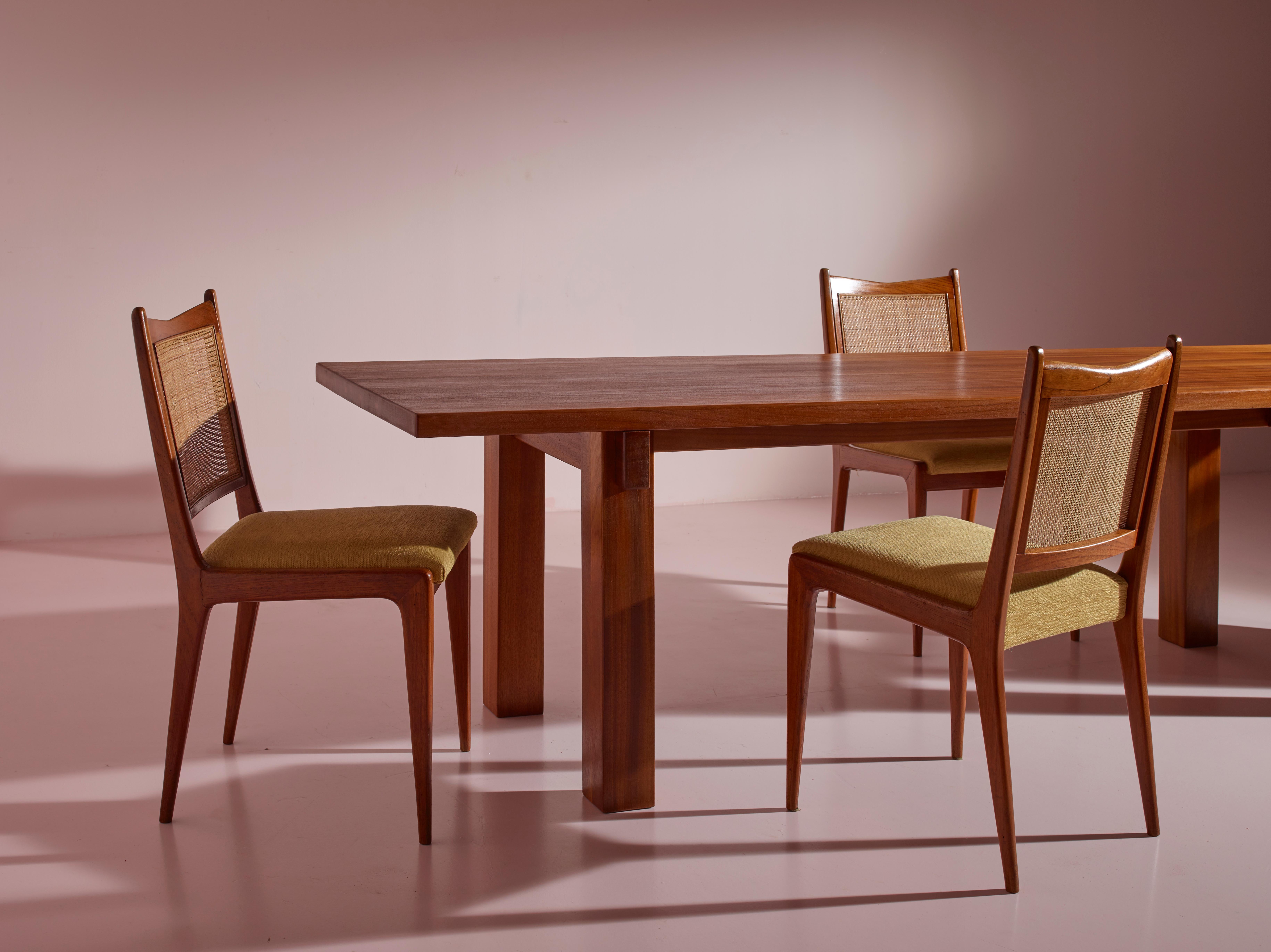 Charlotte Perriand Brasil, Esstisch, hergestellt von Sentou, Frankreich, 1970er Jahre 7