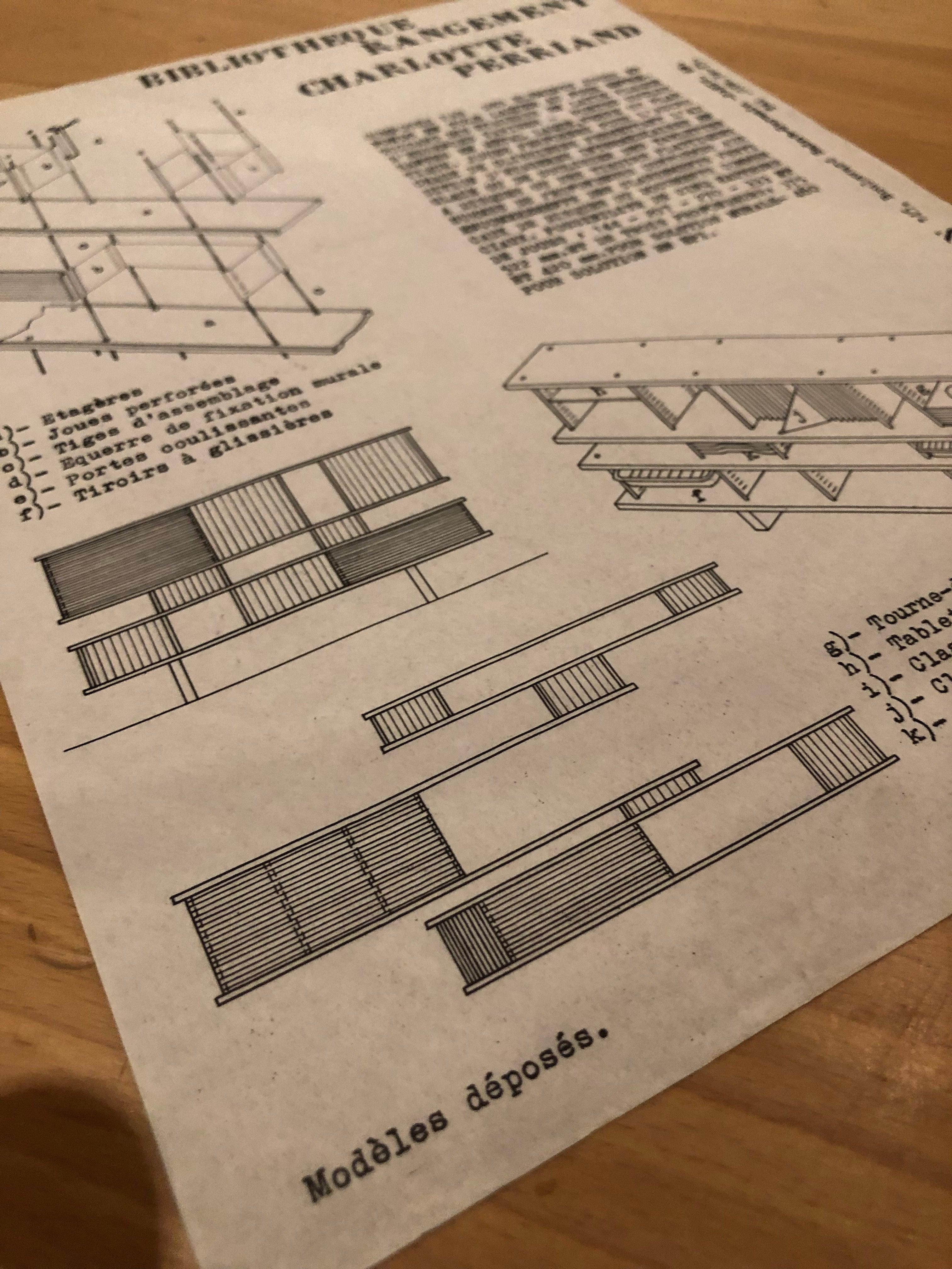 Mid-Century Modern Charlotte Perriand Booklet Print