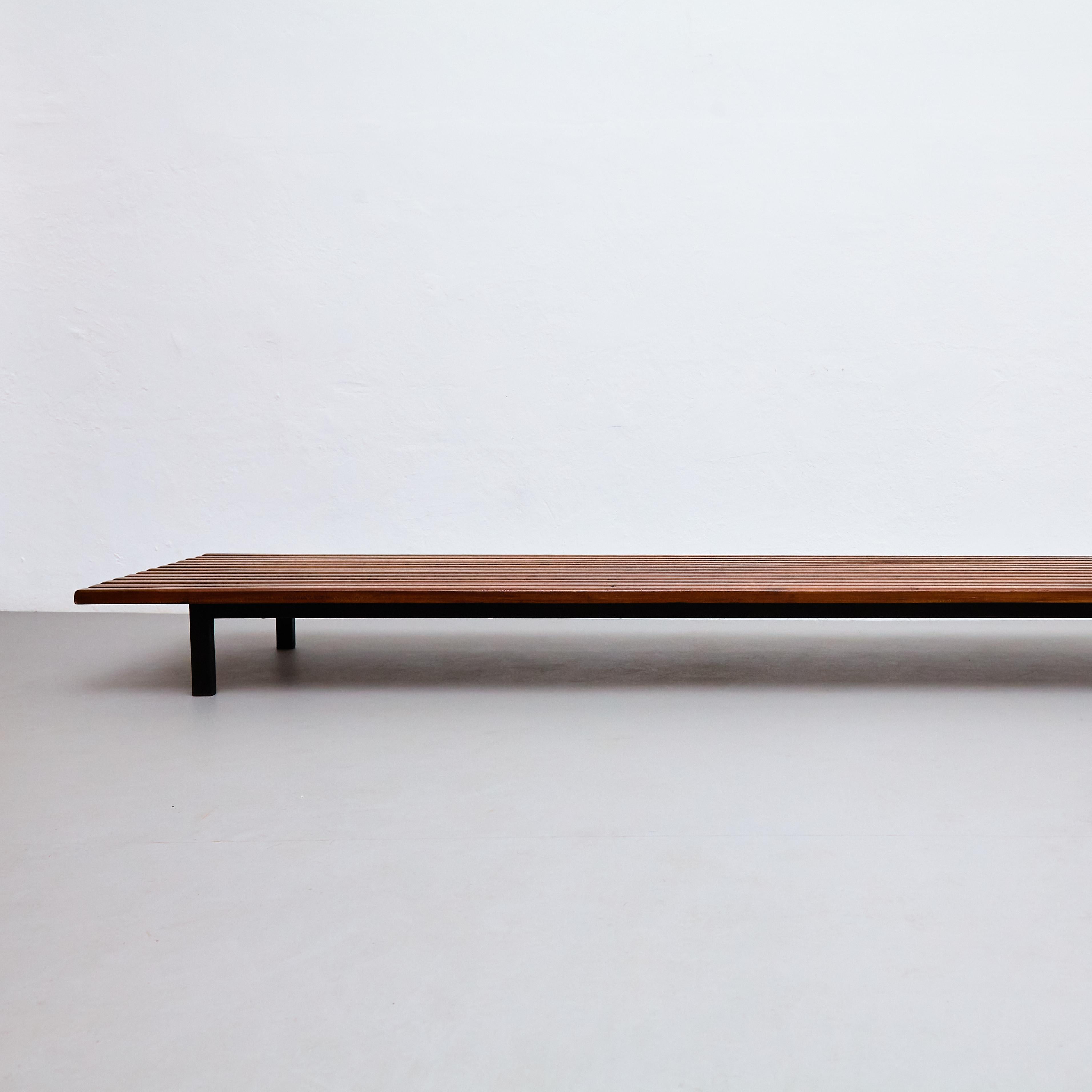 Mid-Century Modern Charlotte Perriand Cansado Bench, circa 1950 For Sale