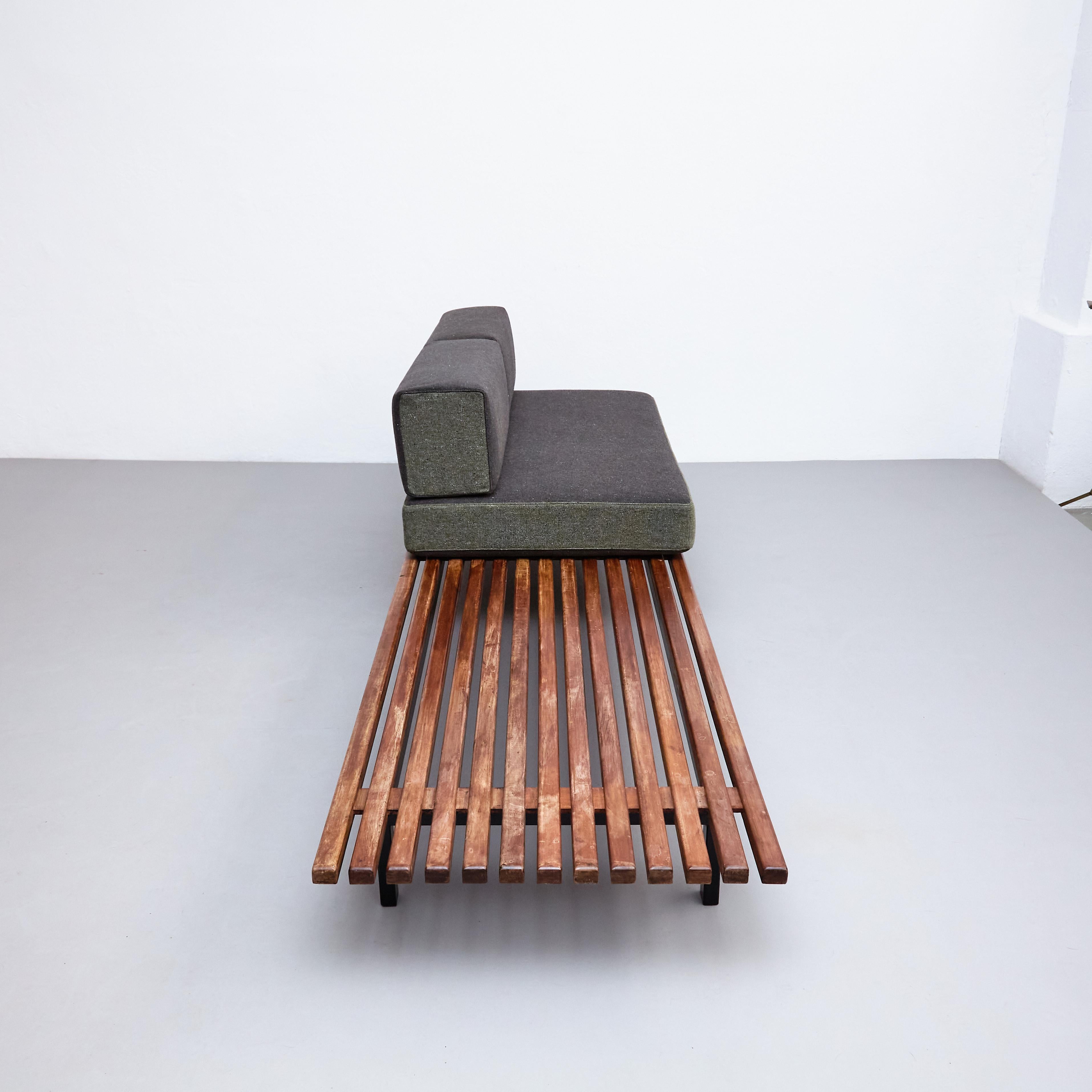 Metal Charlotte Perriand Cansado Bench, circa 1950 For Sale
