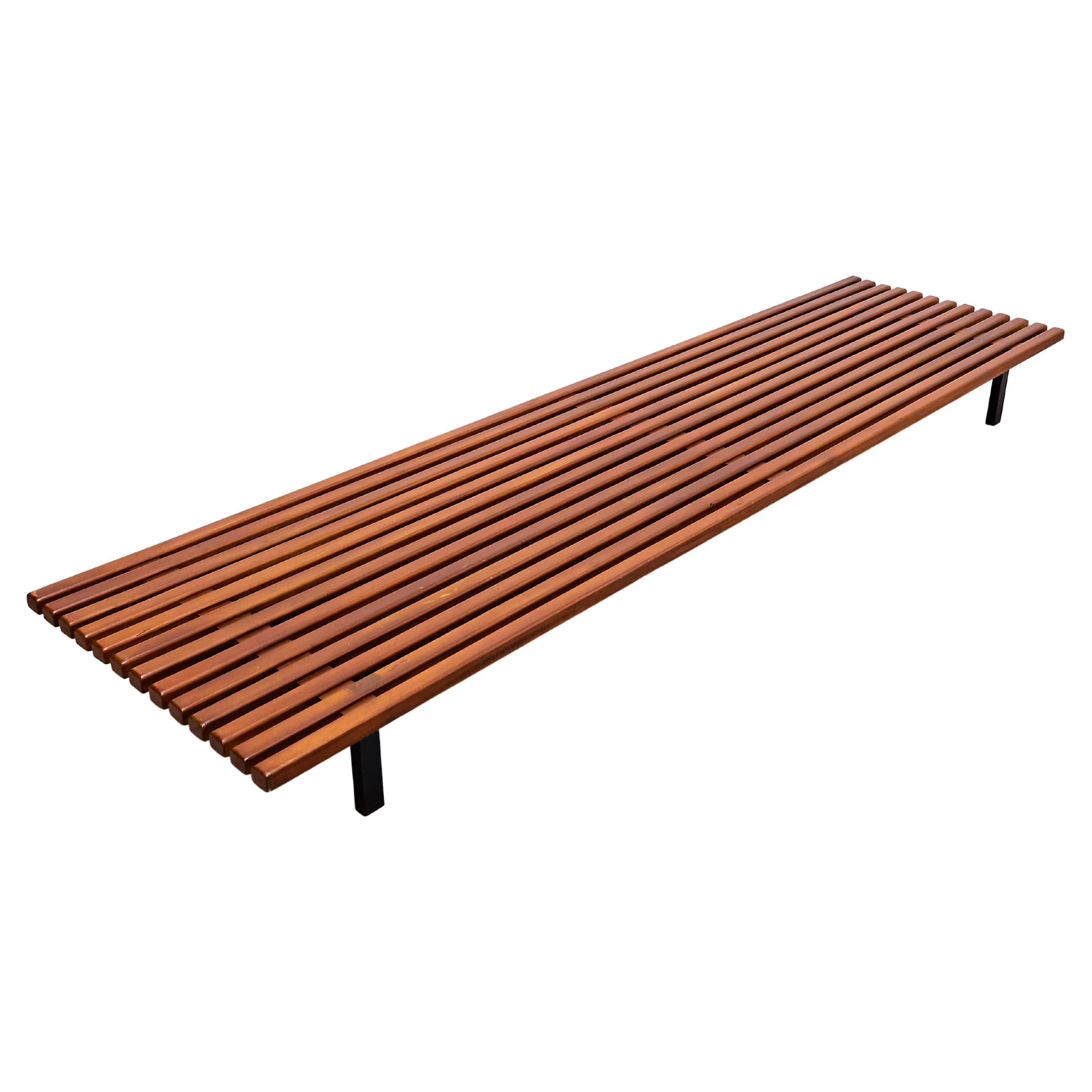 Charlotte Perriand Cansado Bench, circa 1950 For Sale