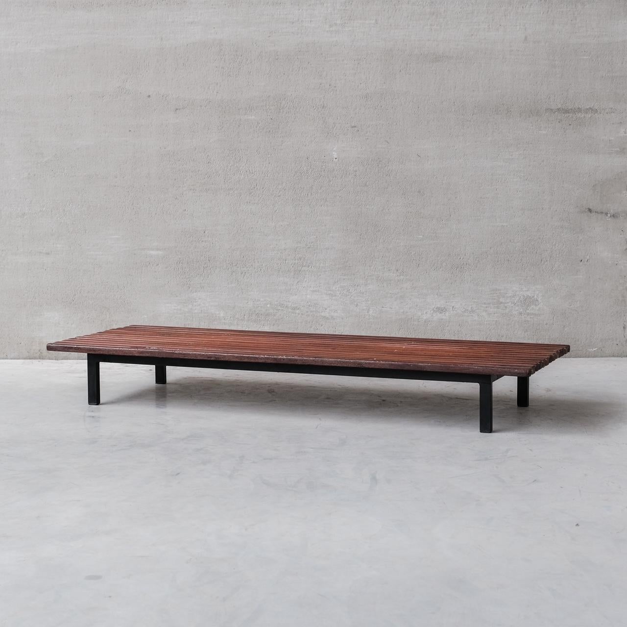 French Charlotte Perriand 'Cansado' Bench / Coffee Table for Steph Simon 'No.2'