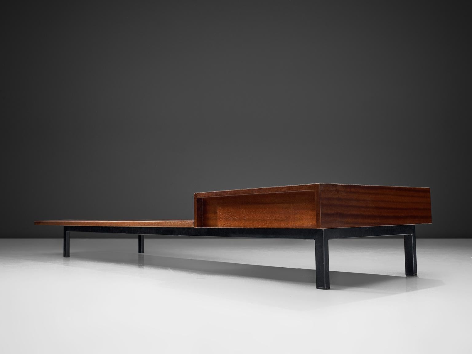 Steel Charlotte Perriand Cansado Bench for Steph Simon
