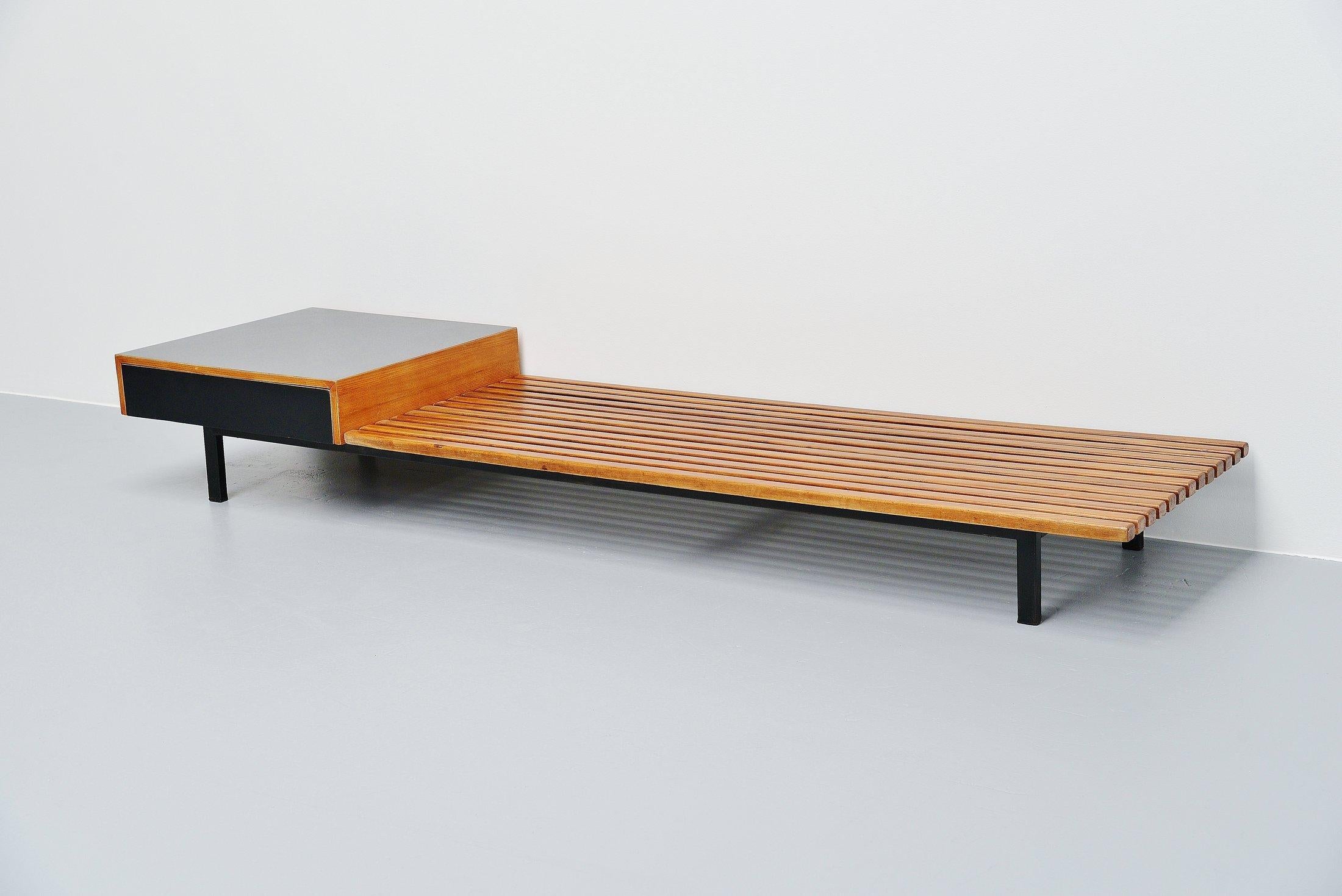 Mid-Century Modern Charlotte Perriand Cansado Bench, France, 1958