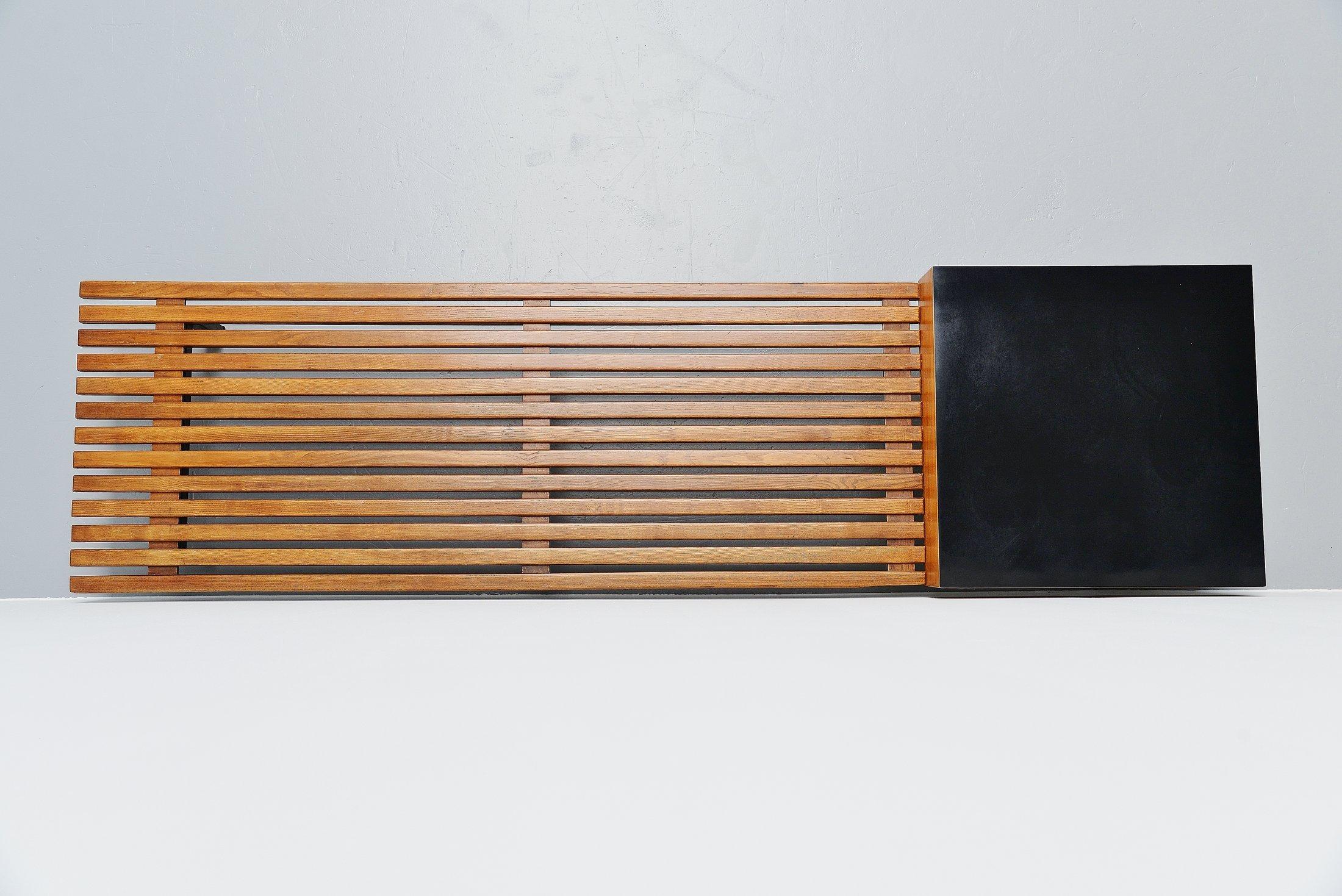 French Charlotte Perriand Cansado Bench, France, 1958