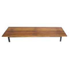 Charlotte Perriand Cansado Bench in Mahogany Wood Bench Charlotte Perriand Cansado Bench in Mahogany Wood Bench