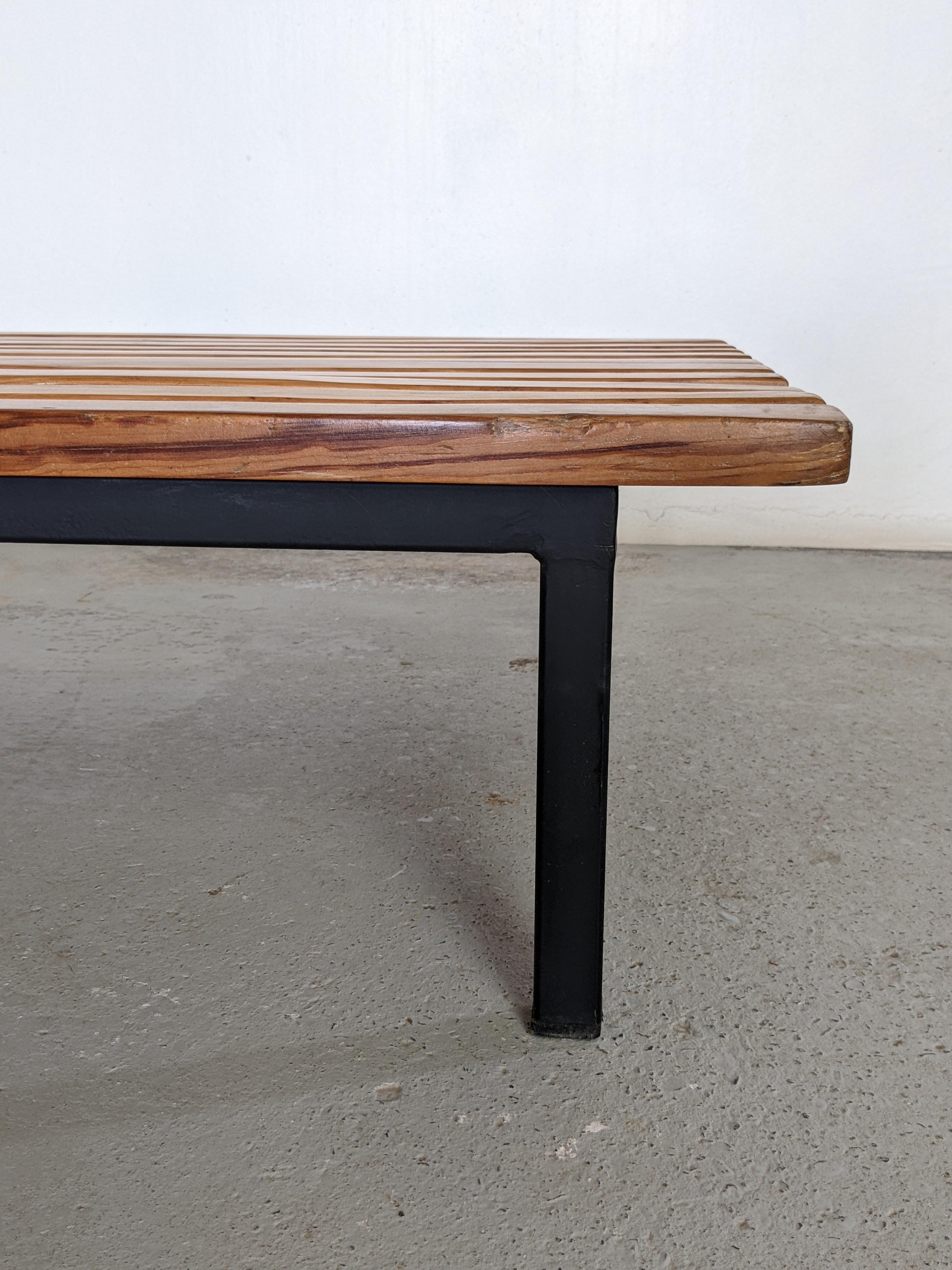 Charlotte Perriand Cansado Bench or Coffee Table in Solid Ash, Mauritania, 1958 4