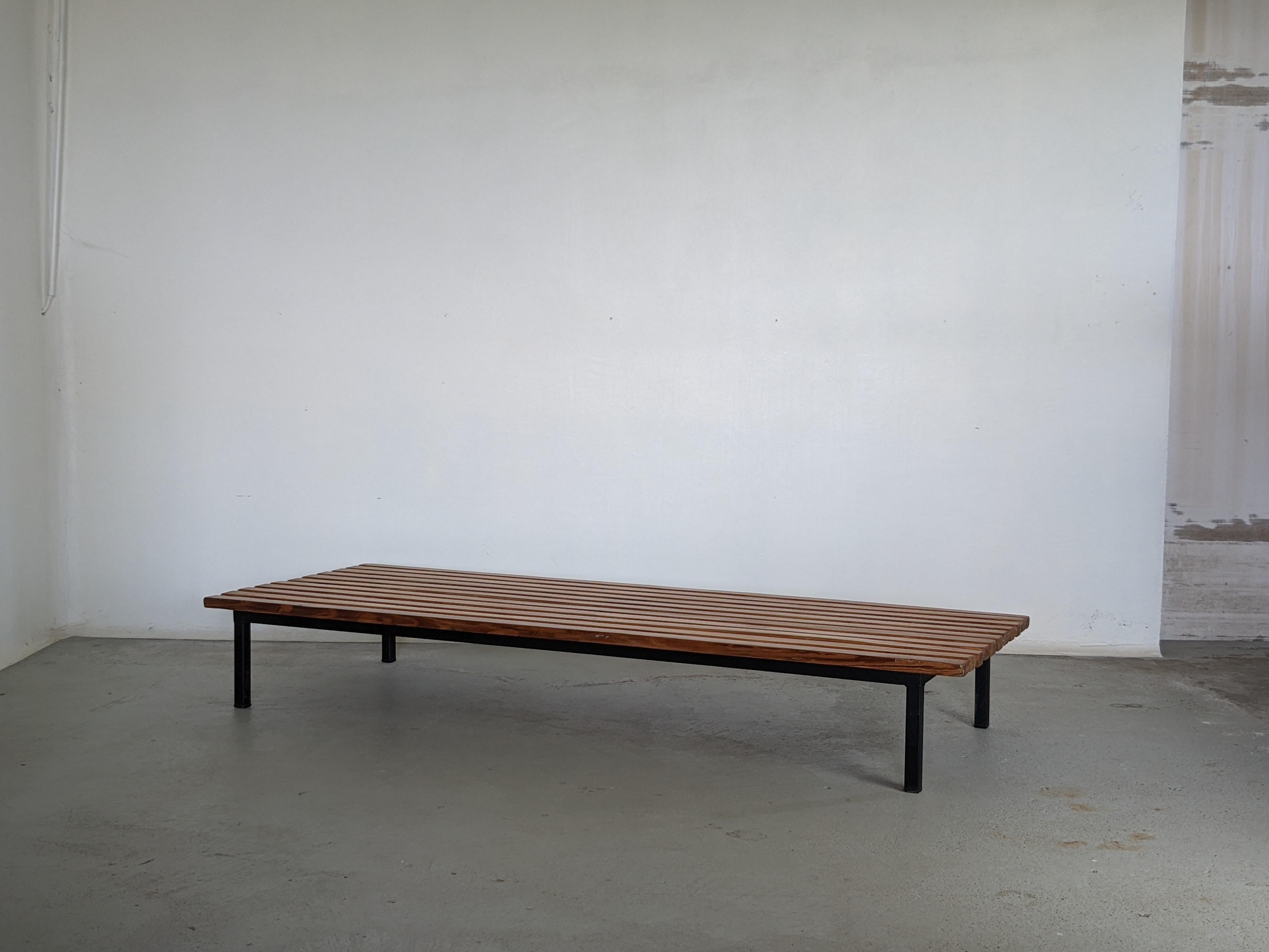 Charlotte Perriand Cansado Bench or Coffee Table in Solid Ash, Mauritania, 1958 In Good Condition In La Teste De Buch, FR