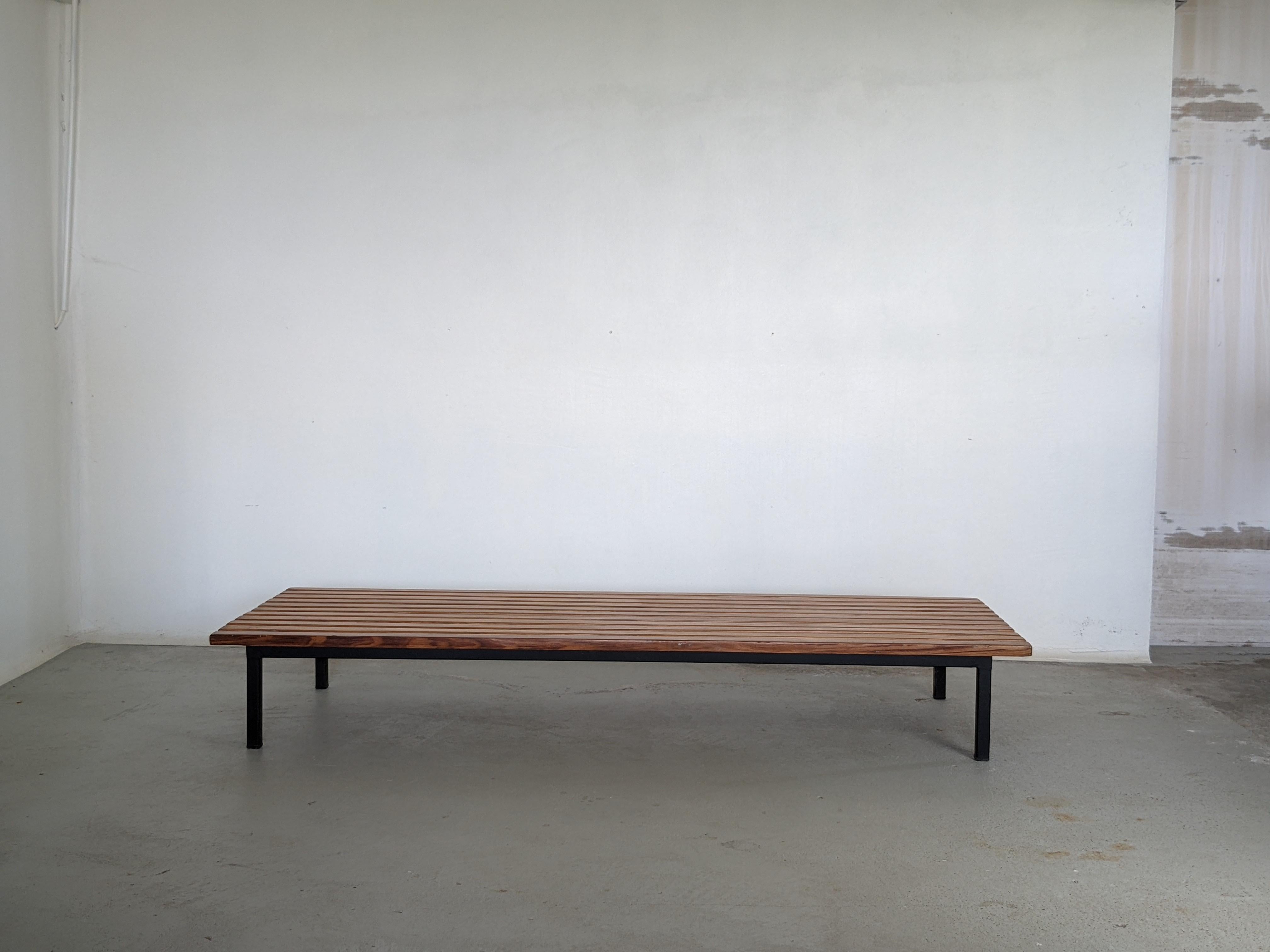 Mid-20th Century Charlotte Perriand Cansado Bench or Coffee Table in Solid Ash, Mauritania, 1958