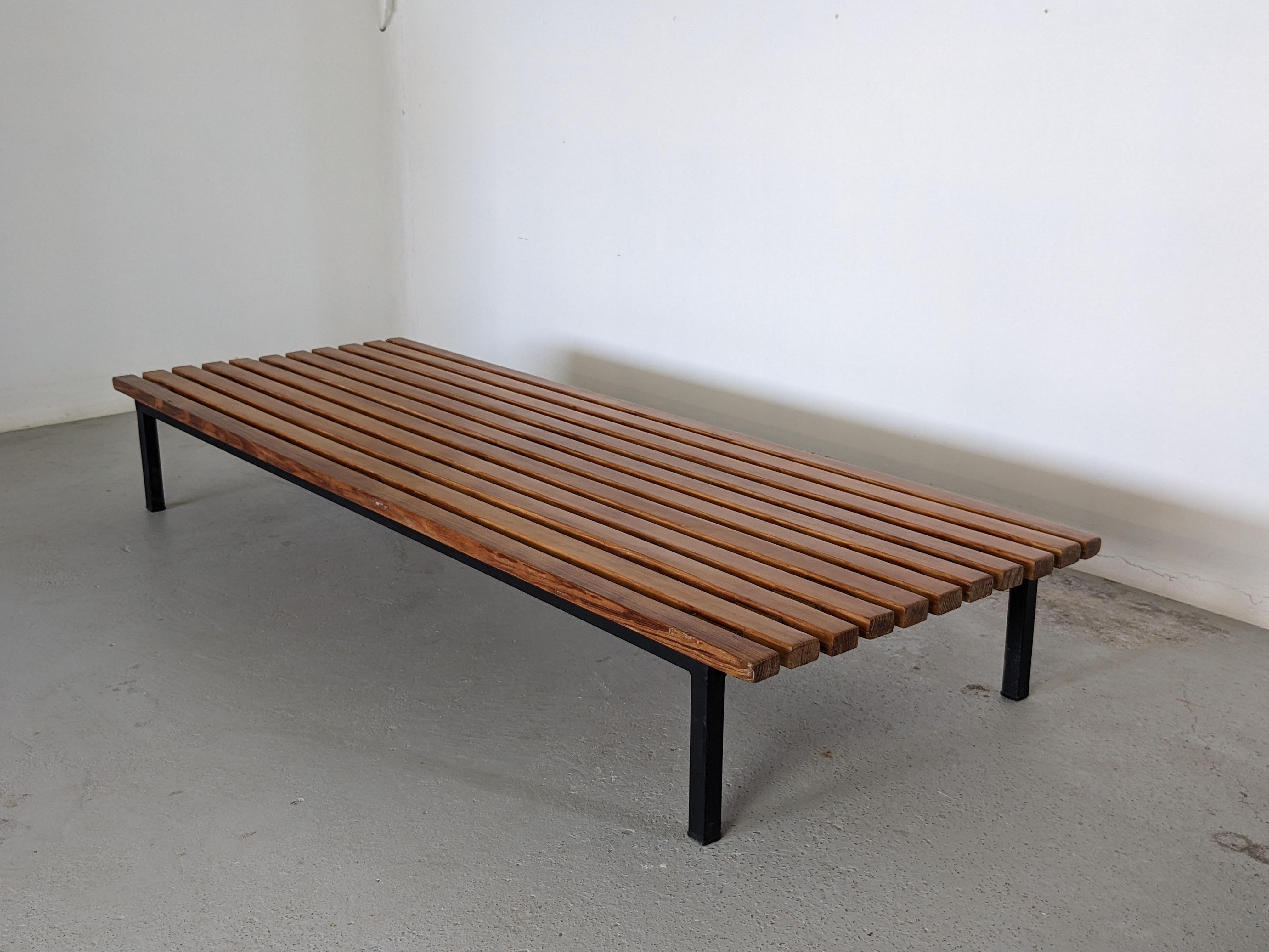 Charlotte Perriand Cansado Bench or Coffee Table in Solid Ash, Mauritania, 1958 1
