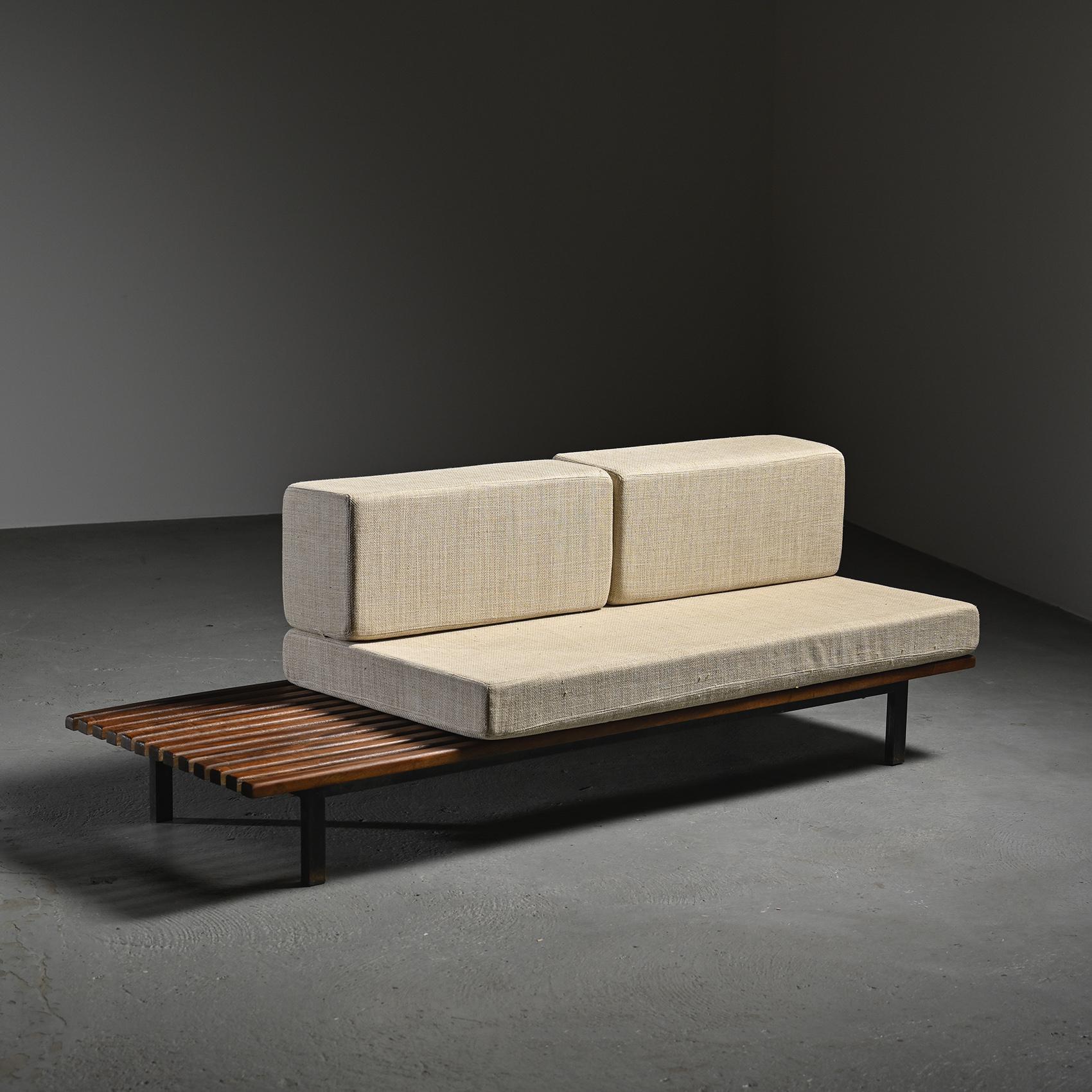 Banc Charlotte Perriand Cansado, Steph Simon, vers 1962 en vente 7